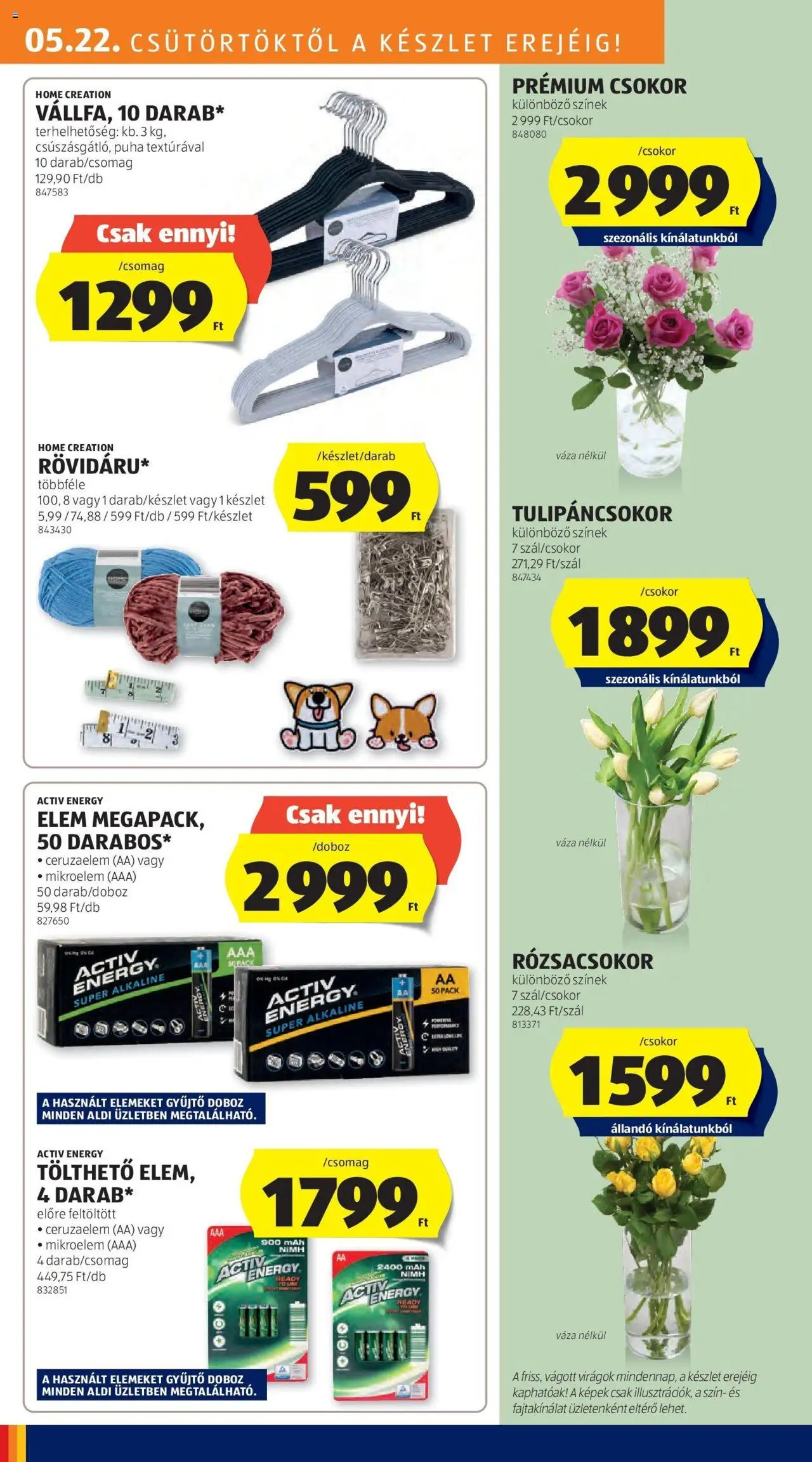 Aldi akciós ujság - amely érvényes a következő dátumtól: 29.05.2025 | Oldal: 30 | Termékek: Virágok, Ceruzaelem, Doboz, Váza