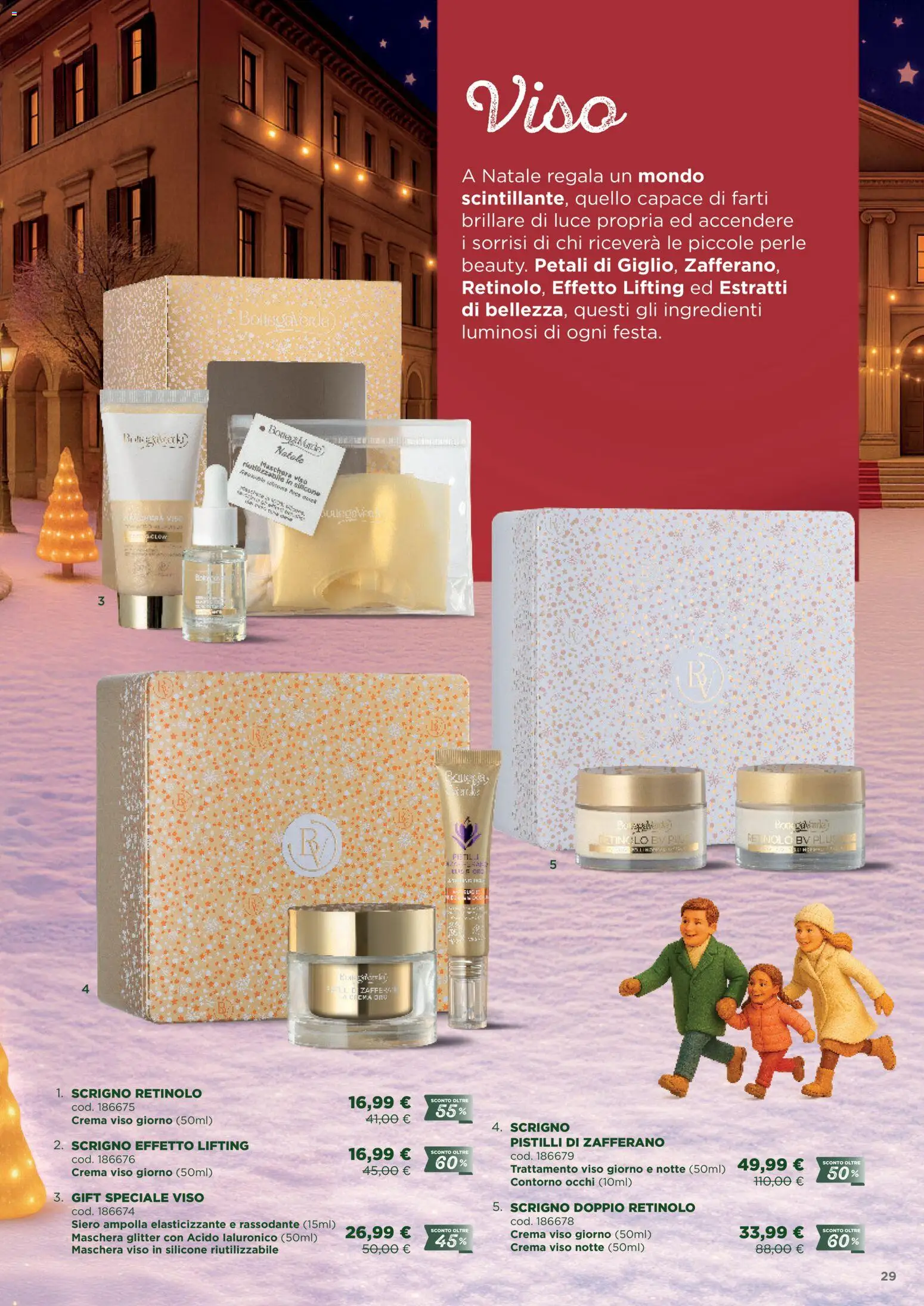 Volantino Bottega Verde del 03.11.2025 | Pagina: 29 | Prodotti: Crema, Maschera viso, Crema viso, Silicone