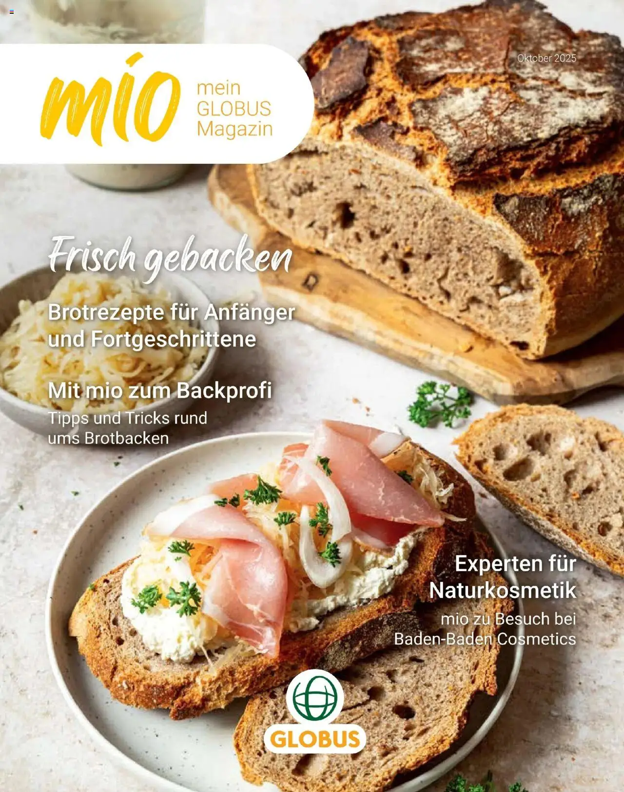 Globus Mio Magazin – gültig ab 01.10.2025 | Seite: 1