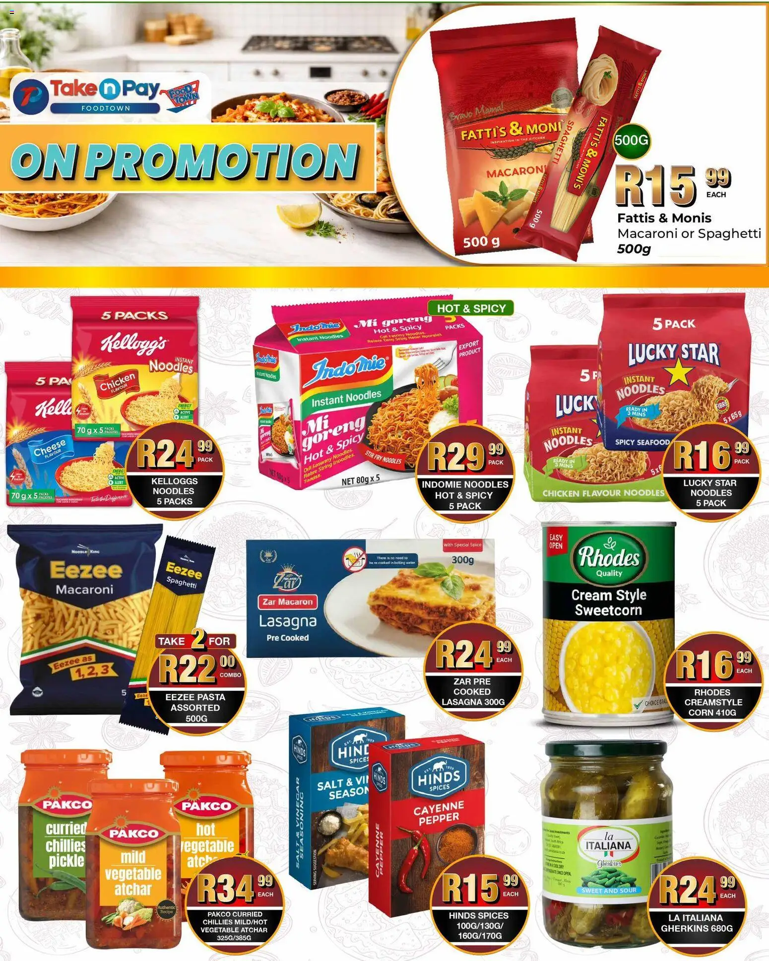 New Take n Pay catalogue – valid from 06.04.2026 | Page: 14 | Products: Corn, Spices, Salt, Pepper