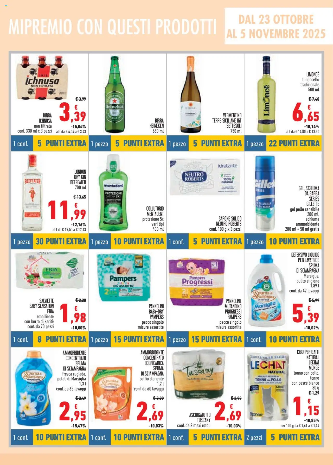 Volantino Conad del 09.10.2025 | Pagina: 11 | Prodotti: Collutorio, Burro, Limoncello, Heineken