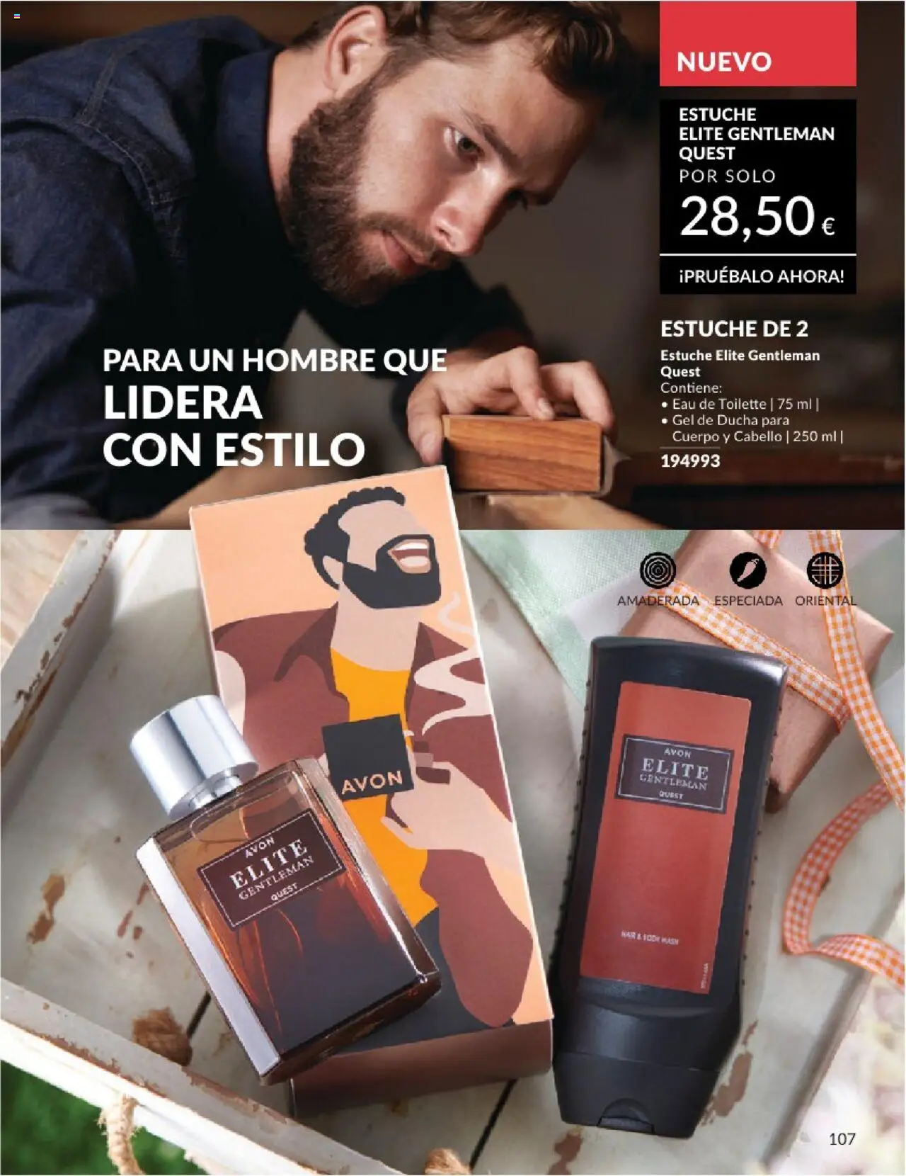 Catálogo AVON campaña 6 │ válido desde el 01.06.2025 | Página: 107 | Productos: Eau de toilette, Gel de ducha, Body, Ducha