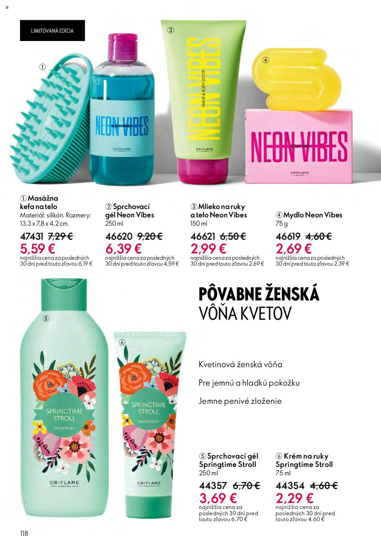 Nové Oriflame akcie – leták je platný od 22.10.2025 | Strana: 118 | Produkty: Mlieko, Kefa, Krém na ruky, Krém