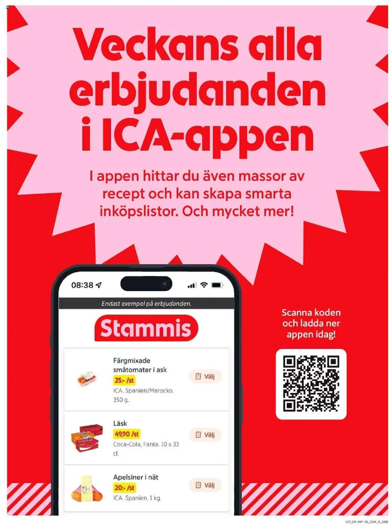 ICA Supermarket reklamblad aktuell från 08.09.2025 | Sida: 7 | Produkter: Apelsiner