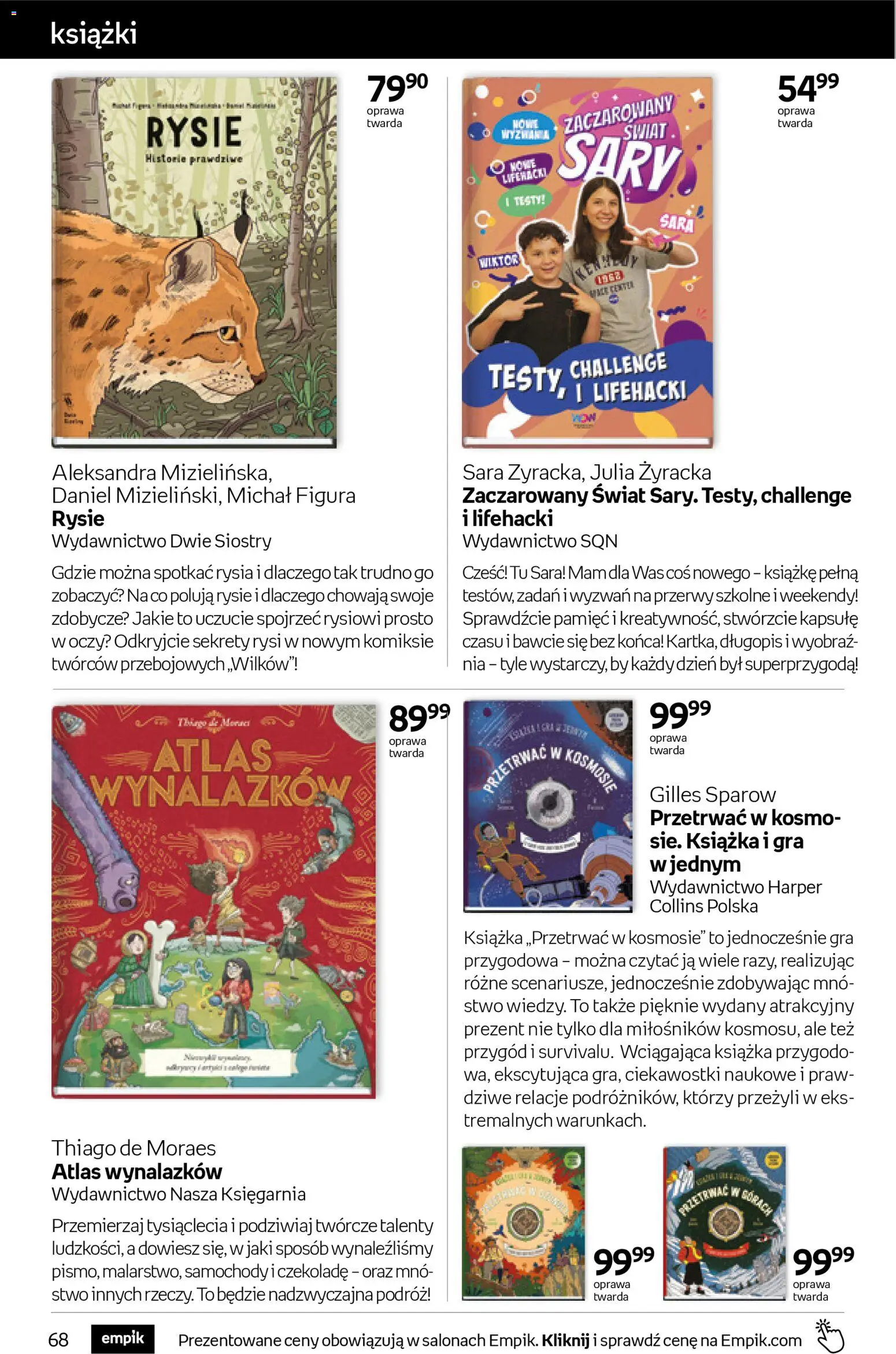 Empik Black Friday od 29.10.2025 | Strona: 68 | Produkty: Gra, Książki