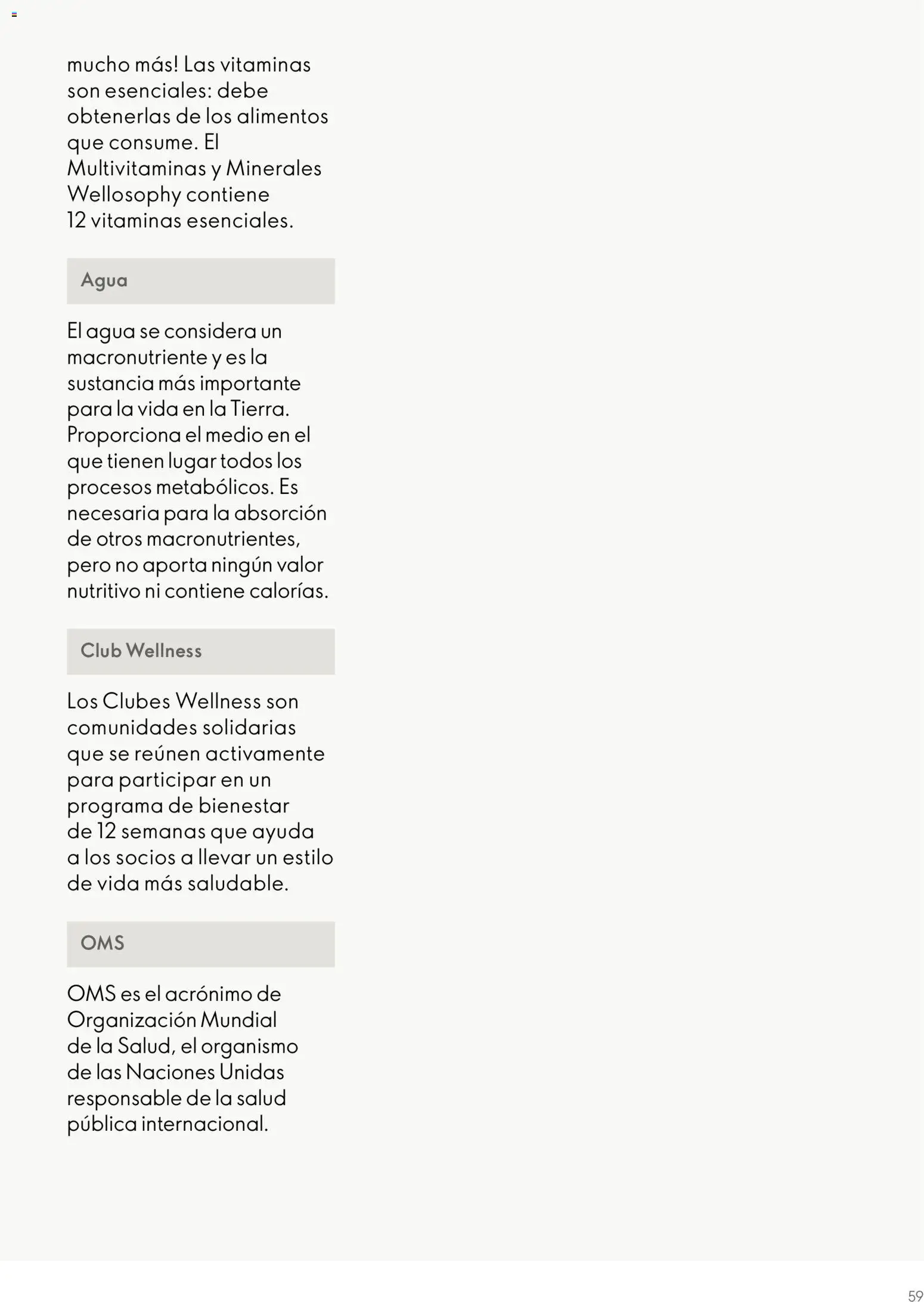 Oriflame - Guía Wellosophy │ válido desde el 01.11.2023 | Página: 59 | Productos: Κούβα