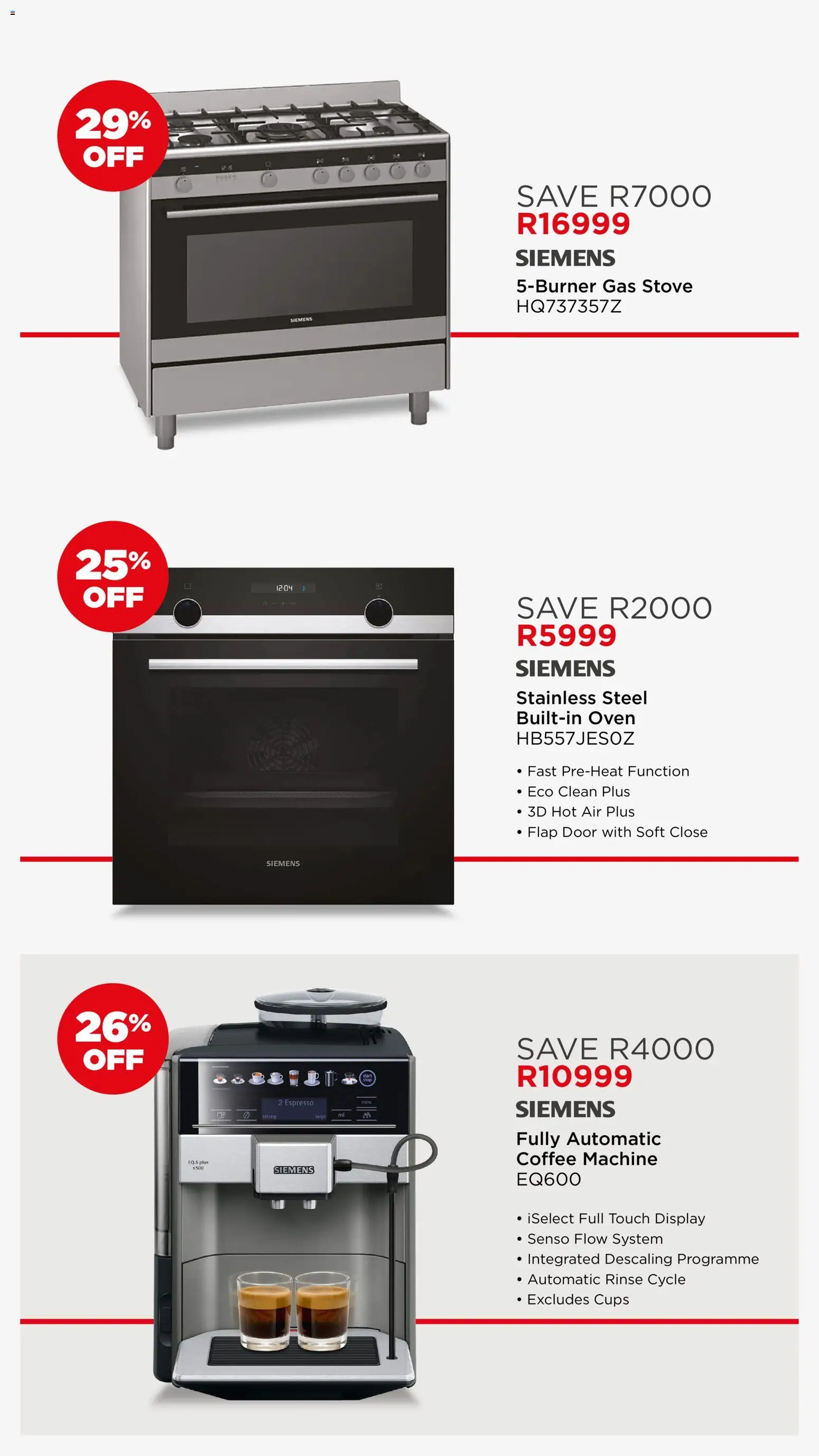 New House and Home catalogue – valid from 07.04.2026 | Page: 13 | Products: Oven, Stove, Coffee, Gas stove