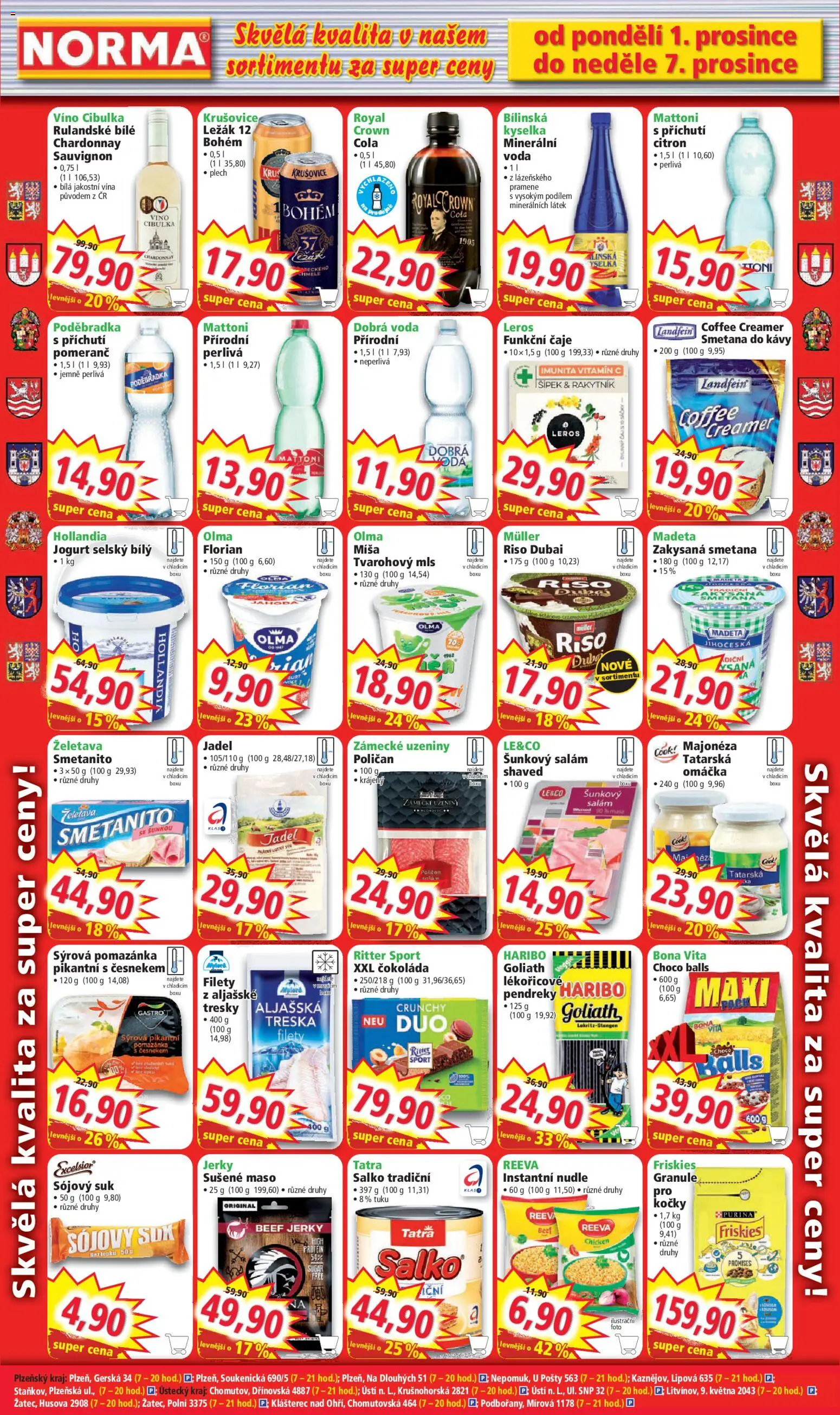 Norma leták od 01.12.2025 | Strana: 6 | Produkty: Salko, Ritter Sport, Krušovice, Hollandia