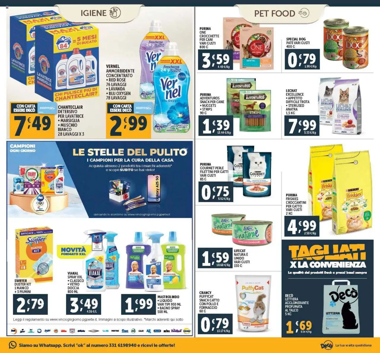 Volantino Decò del 08.08.2025 | Pagina: 19 | Prodotti: Verdure, Formaggio, Crocchette, Lavatrice