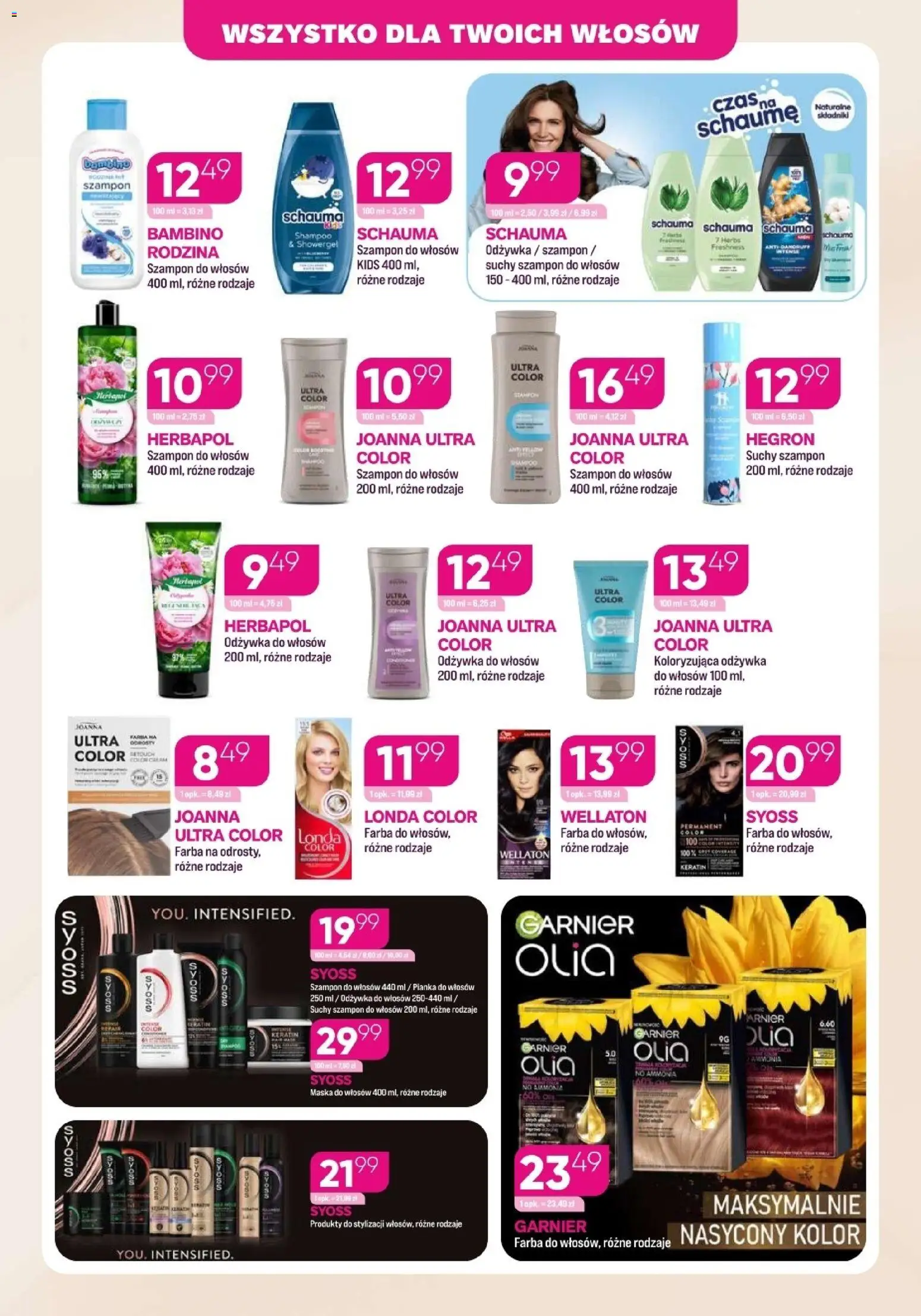 Koliber gazetka od 12.03.2026 | Strona: 5 | Produkty: Szampon, Maska do włosów, Maska, Suchy szampon