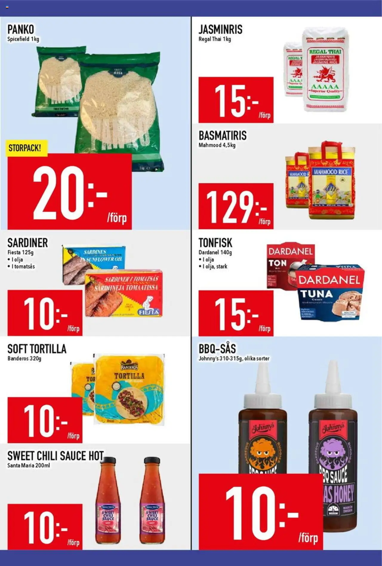 Matdax reklamblad aktuell från 04.08.2025 | Sida: 13 | Produkter: Tortilla, Olja, Chili, Tonfisk