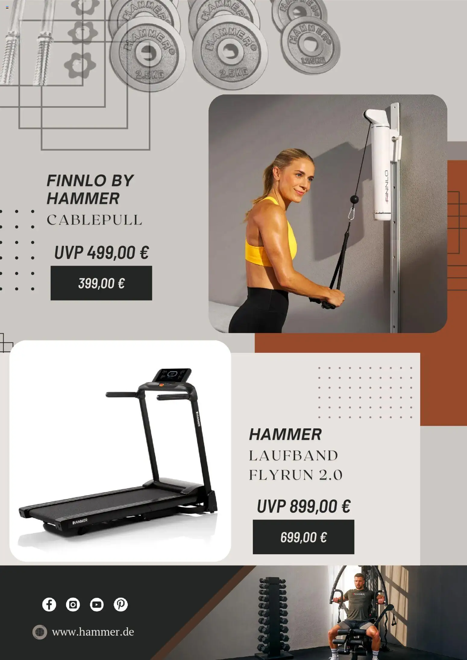 Hammer Prospekt 	 – gültig ab 29.12.2025 | Seite: 3 | Produkte: Laufband