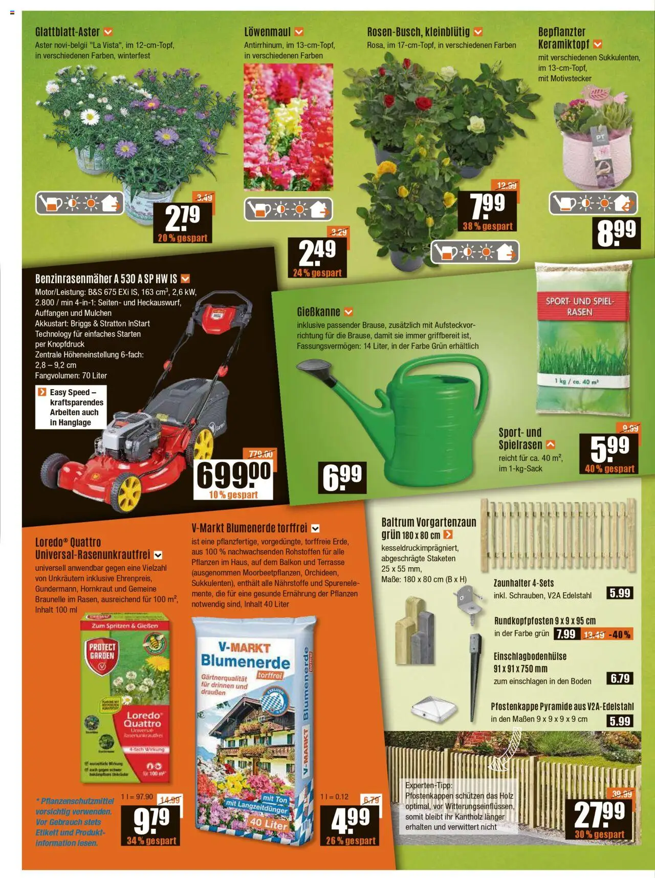 V-Baumarkt Prospekt 	 - gültig ab dem 10.07.2025 | Seite: 2 | Produkte: Spiel, Blumenerde