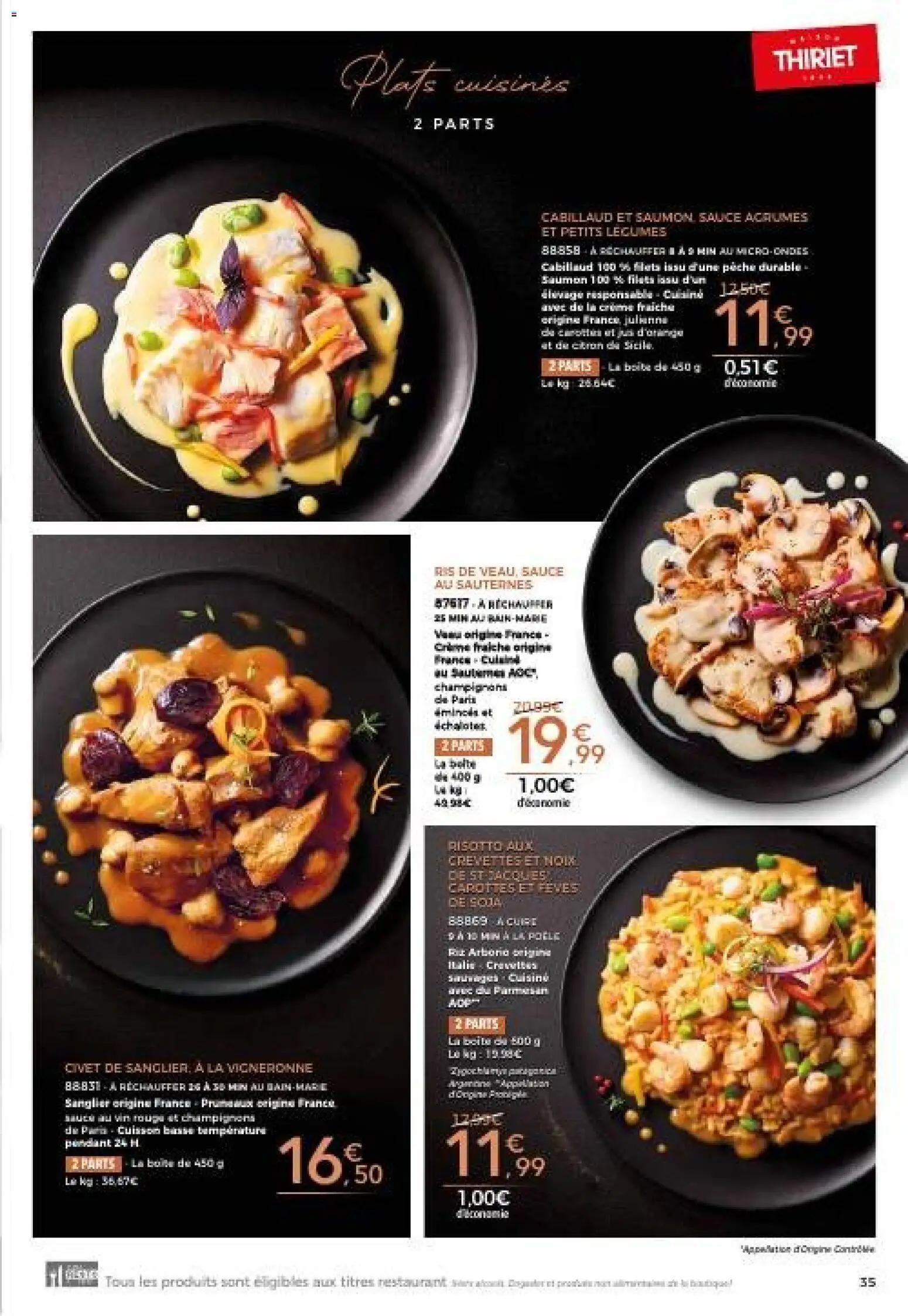 {H1} | Page: 35 | Produits: Carottes, Pruneaux, Crème fraiche, Crème