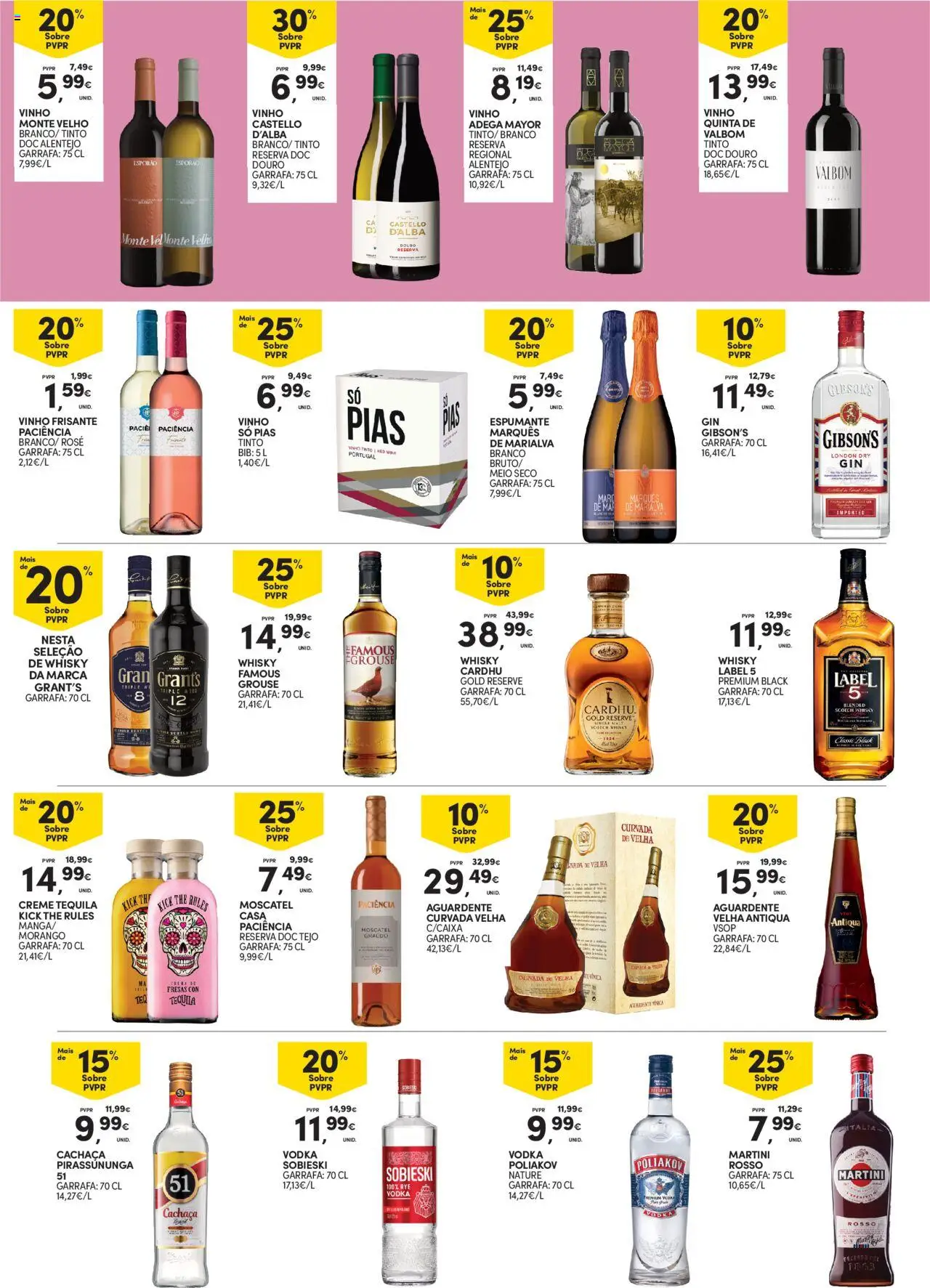 Continente - Açores │ válido de 18.09.2025 | Página: 19 | Produtos: Whisky, Espumante, Tequila, Gin