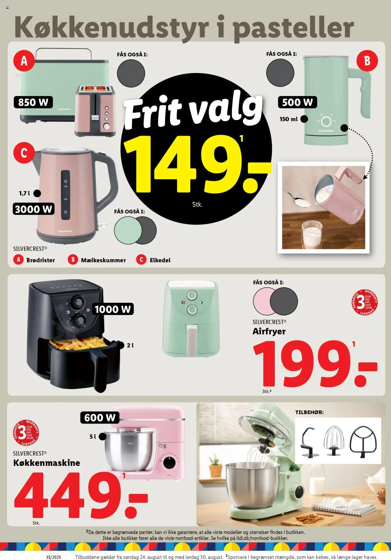 Lidl Tilbudsavis gyldig fra 24.08.2025 | Side: 18 | Produkter: Brødrister, Søm
