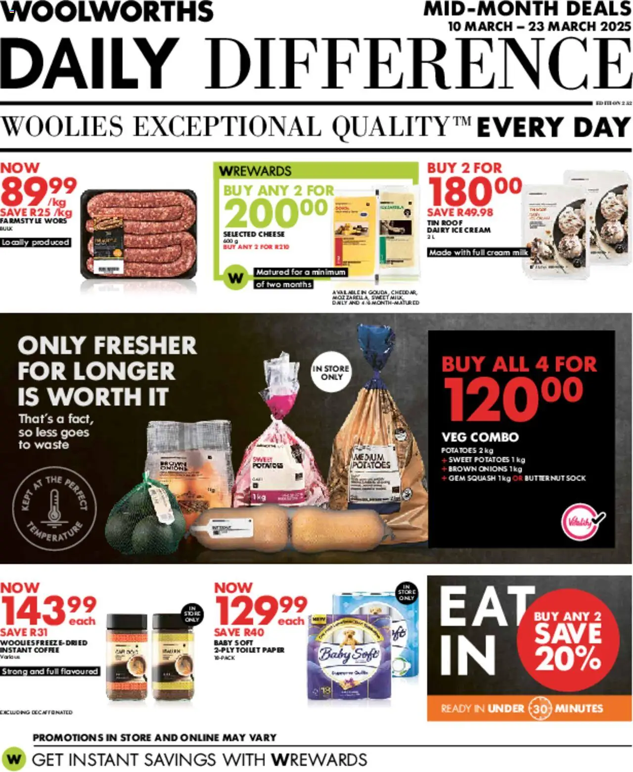 Woolworths Specials (10/03/2025 23/03/2025) Online