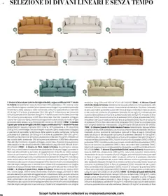 Anteprima del volantino Volantino Maisons du Monde	 valido a partire dal 27.08.2025 | Pagina: 116 | Prodotti: Fiocchi, Braccioli, Cuscino, Divano