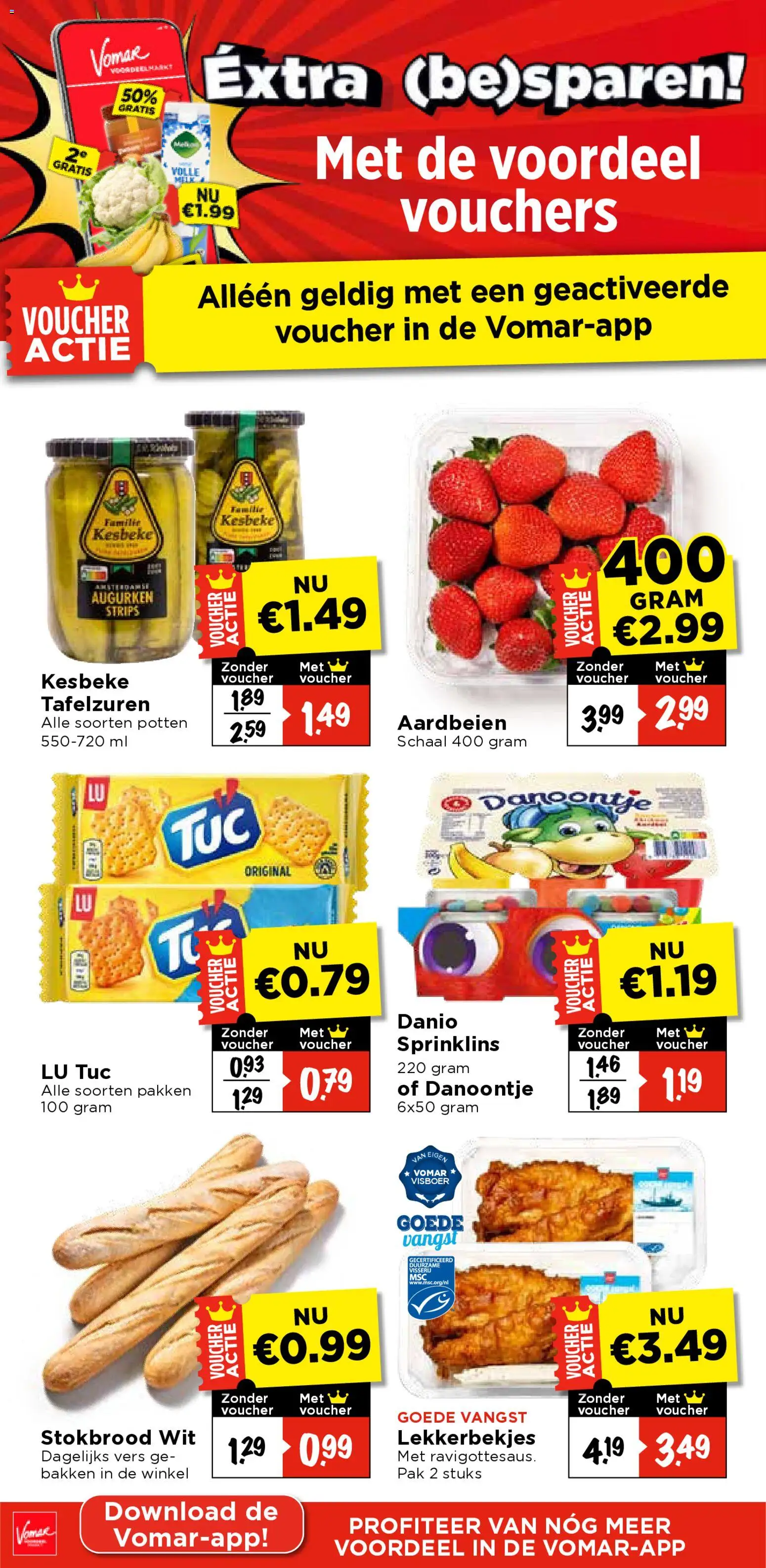 {H1} | Pagina: 2 | Producten: Aardbeien, Schaal, Stokbrood