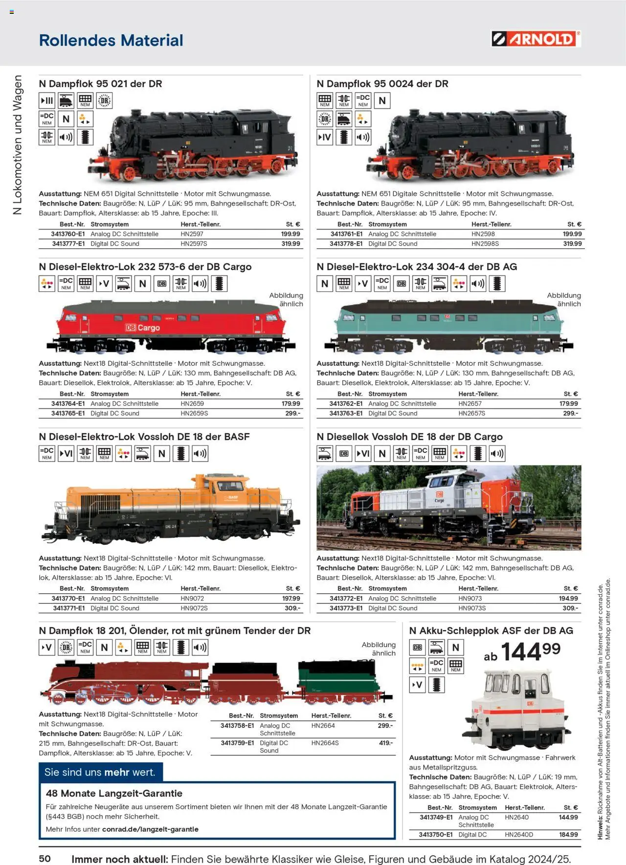 Conrad  Modellbahn Katalog - gültig ab dem 25.08.2025 | Seite: 52