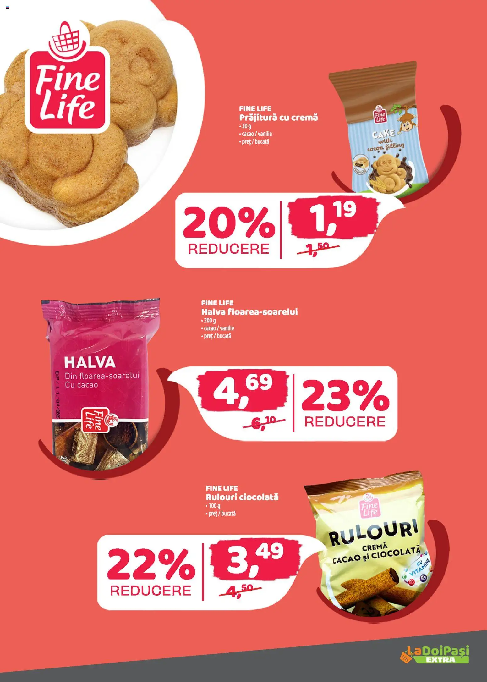 Noul catalog LaDoiPași – valabil de la 01.03.2026 | Pagină: 15 | Produse: Prăjitură, Cremă, Ciocolată, Cacao