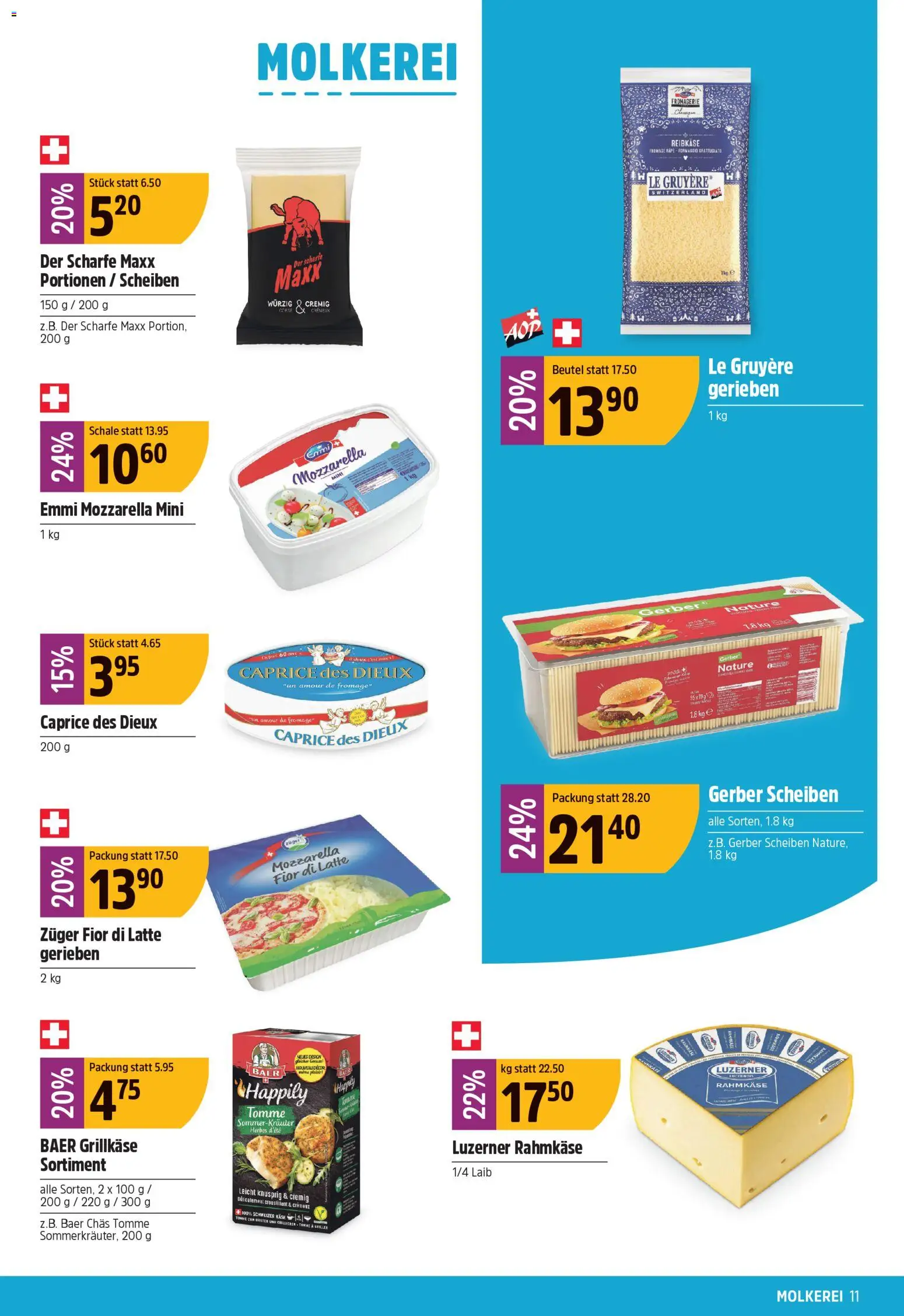 TopCC aktionen – gültig ab 04.05.2026 | Seite: 11 | Produkte: Käse