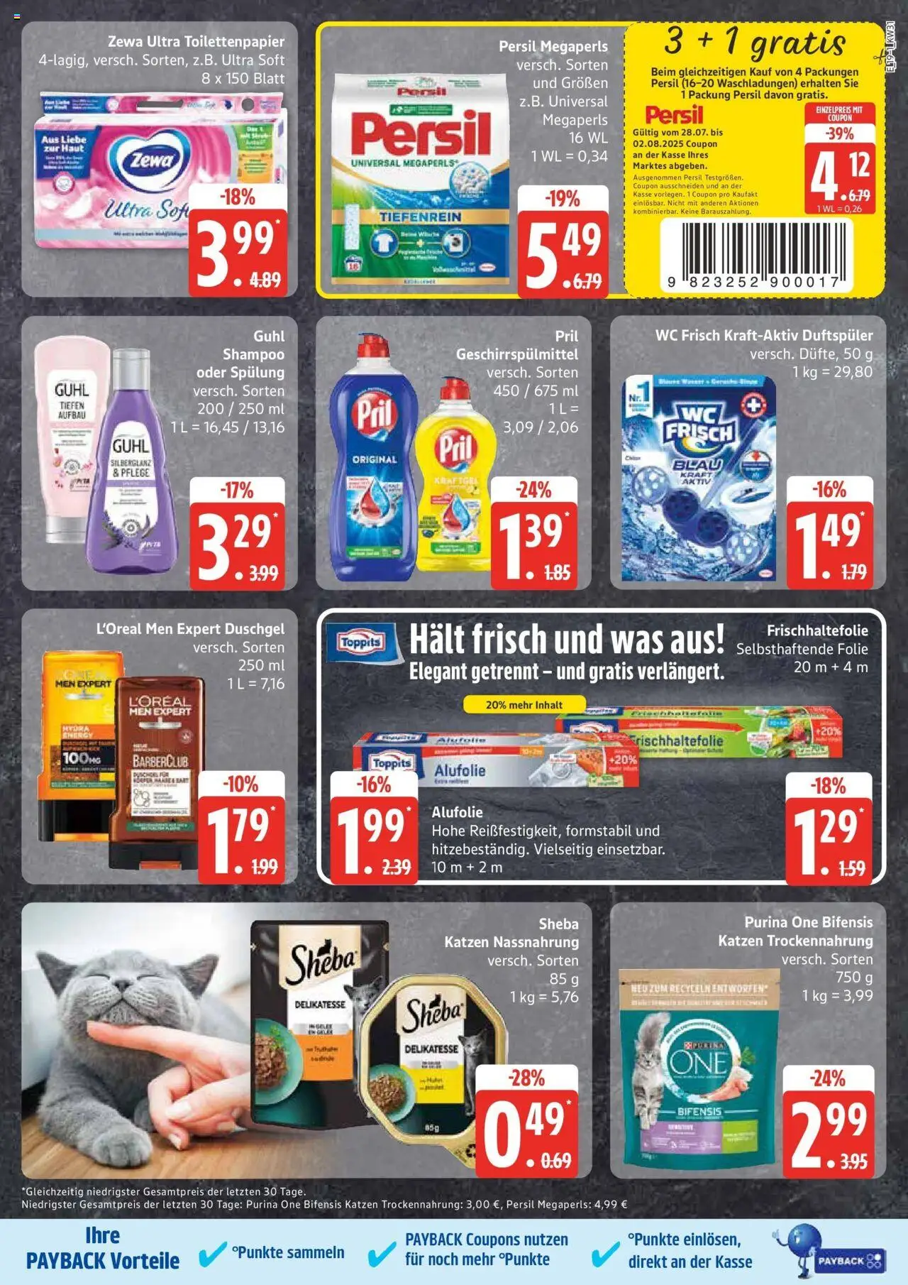 Edeka prospekt Großenwiehe	 - gültig ab dem 27.07.2025 | Seite: 23 | Produkte: Energy, Shampoo, Spülung, Wc frisch