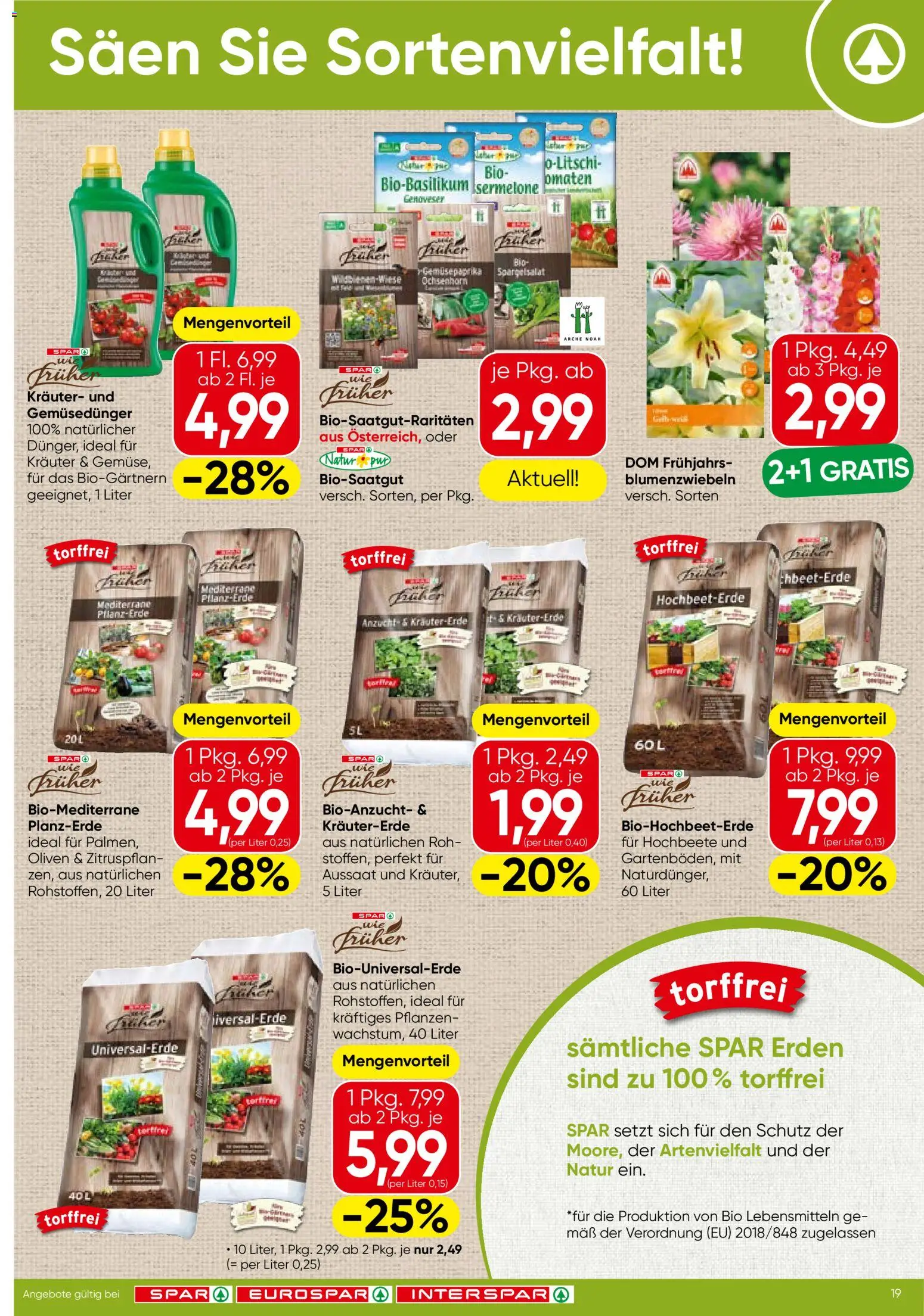 Spar Flugblatt - Vorarlberg gültig ab 05.03.2026 | Seite: 19 | Produkte: Gemüse, Szeder