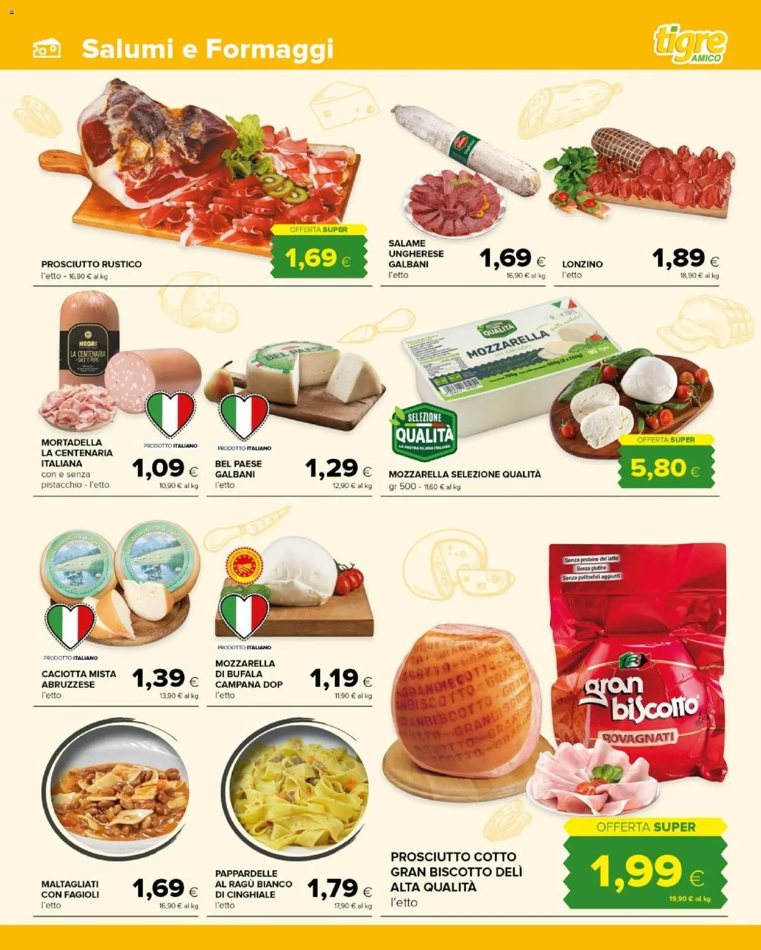 Volantino Tigre del 05.11.2025 | Pagina: 5 | Prodotti: Salame, Fagioli, Ragú, Mortadella