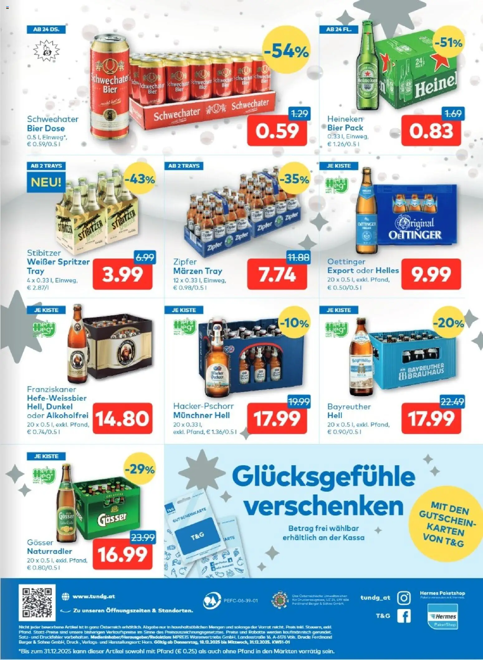 T&G  Salzburg gültig ab 18.12.2025 | Seite: 9 | Produkte: Bier