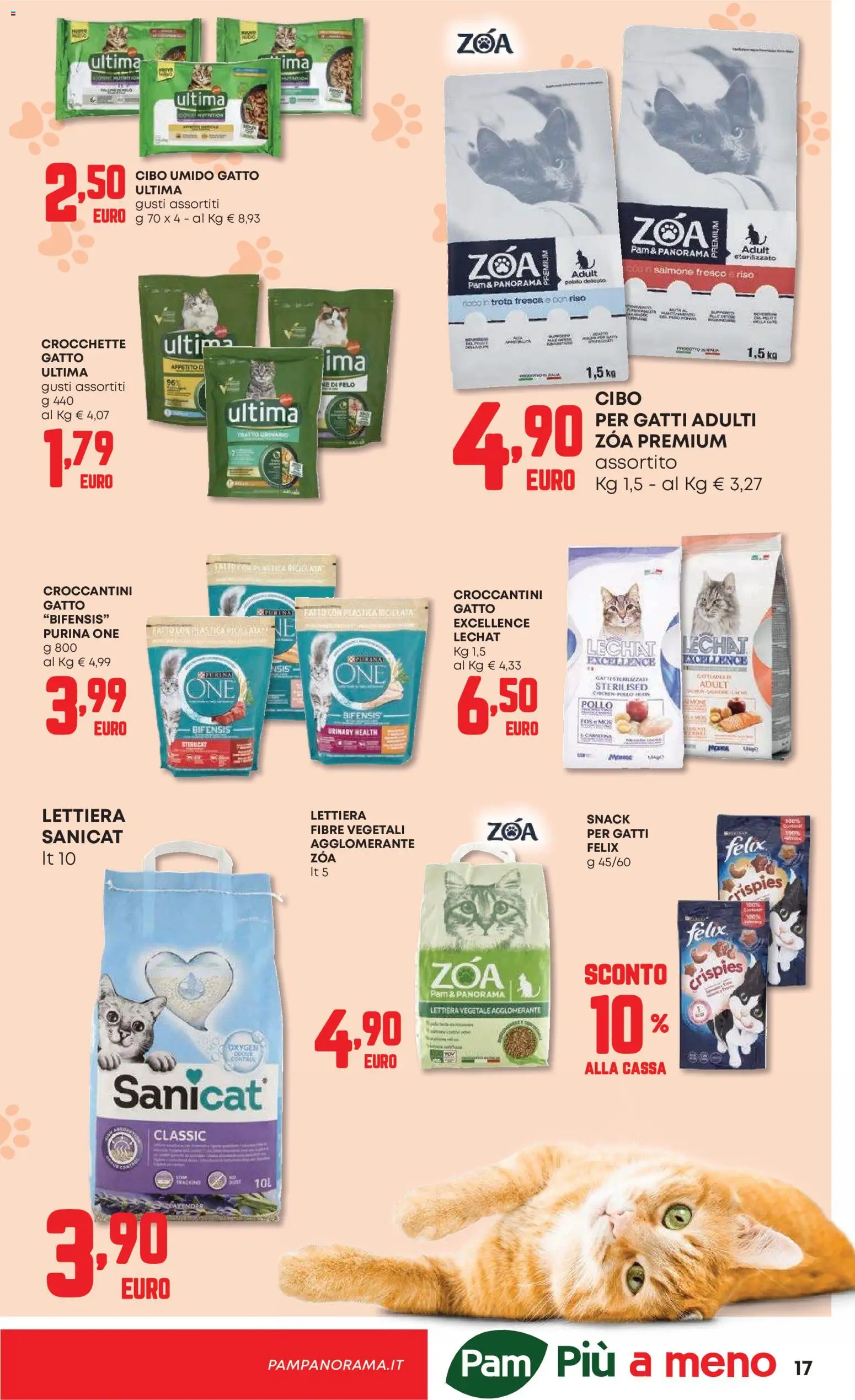 Volantino Panorama del 26.02.2026 | Pagina: 17 | Prodotti: Pollo, Salmone fresco, Crocchette, The