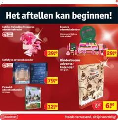 Kruidvat folder week 43 - Voorbeeld van een folder van Kruidvat, geldig van 20.10.2025 | Pagina: 47 | Producten: Kinder, Kan