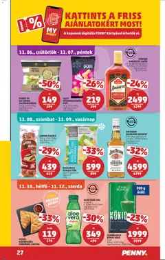 ALOE VERA Ital original, 0,5 liter, 998 Ft/liter digi kuponnal: 698 Ft/liter - amely érvényes a következő dátumtól: 06.11.2025 | Oldal: 31