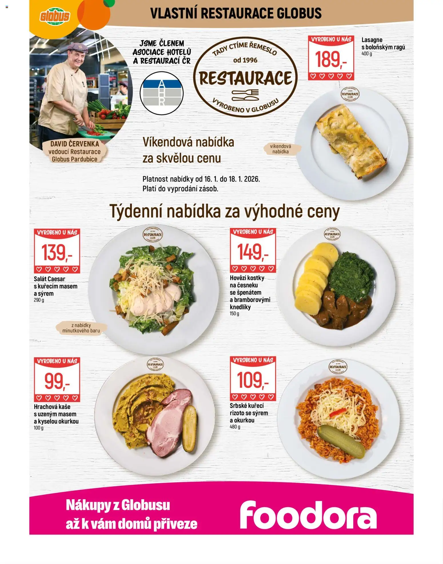 Globus leták - Pardubice od 14.01.2026 | Strana: 7 | Produkty: Hovězí, Salát, Rizoto, Kaše