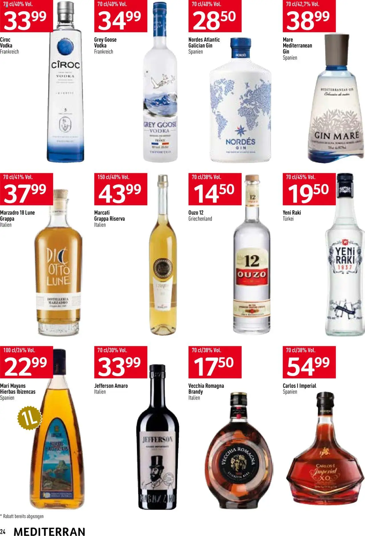 Prodega Aktionen Mediterran ab 04.08.2025 | Seite: 24 | Produkte: Gin