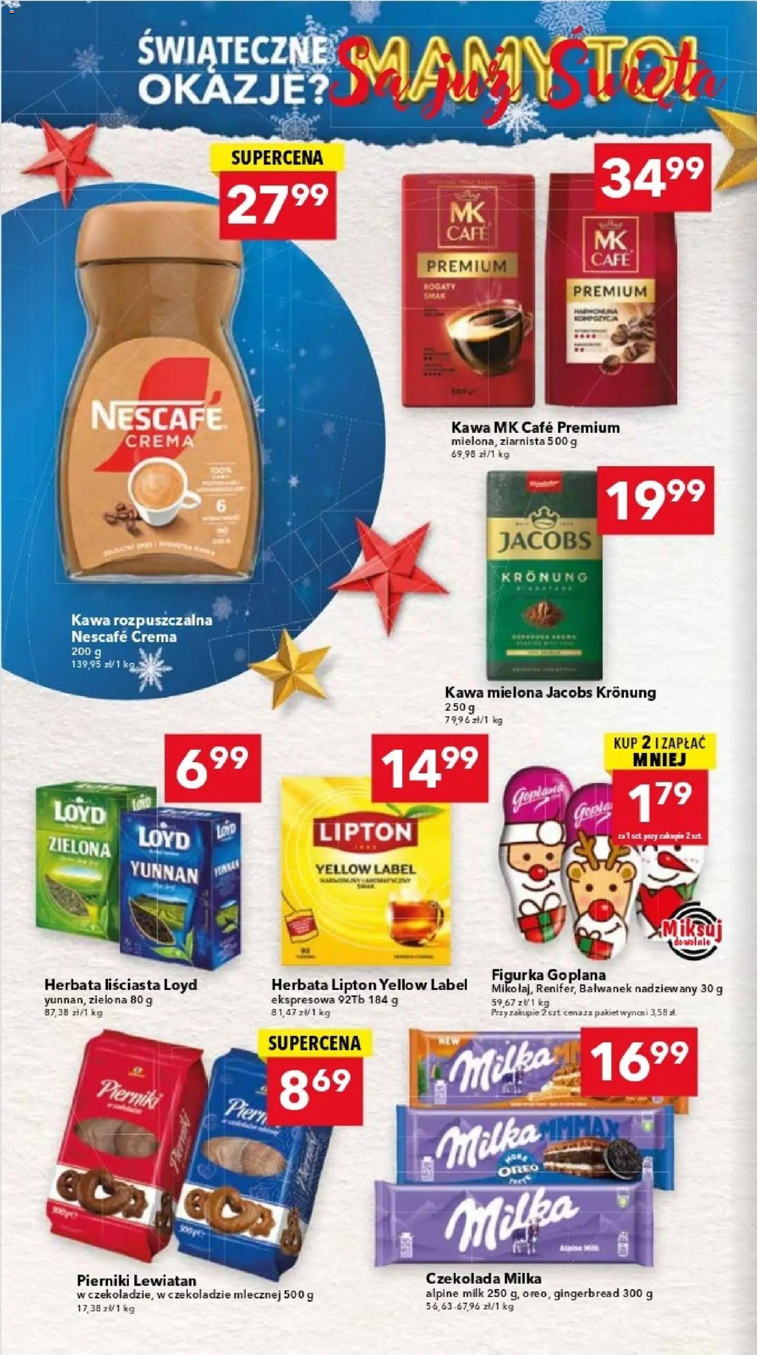 Lewiatan gazetka - Katowice od 04.12.2025 | Strona: 12 | Produkty: Nescafe, Czekolada milka, Czekolada, Herbata