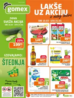Gomex katalog - pregled Gomex kataloga - važi od 18.03.2026