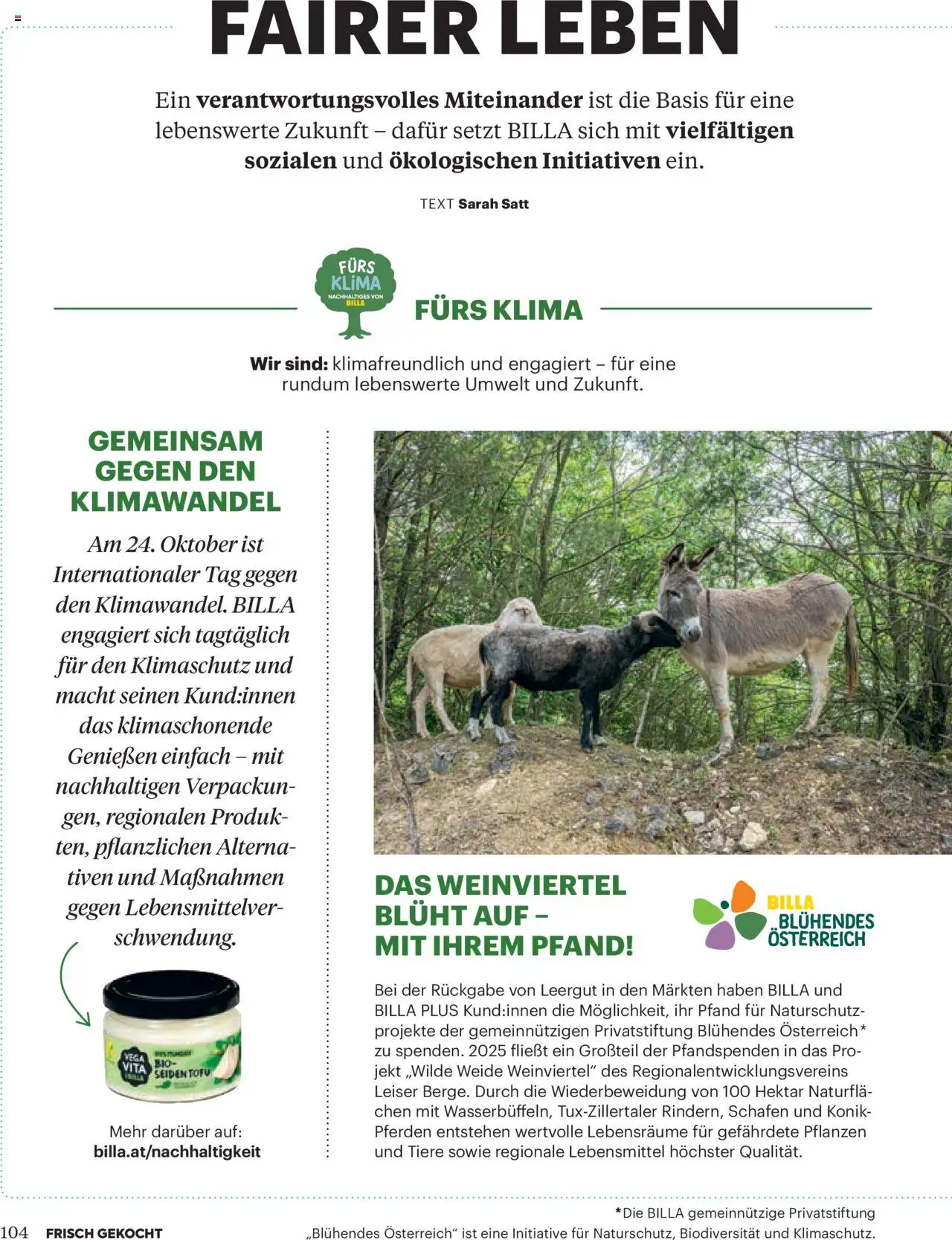 Billa AT akciós ujság - amely érvényes a következő dátumtól: 01.10.2025 | Oldal: 102 | Termékek: Tofu