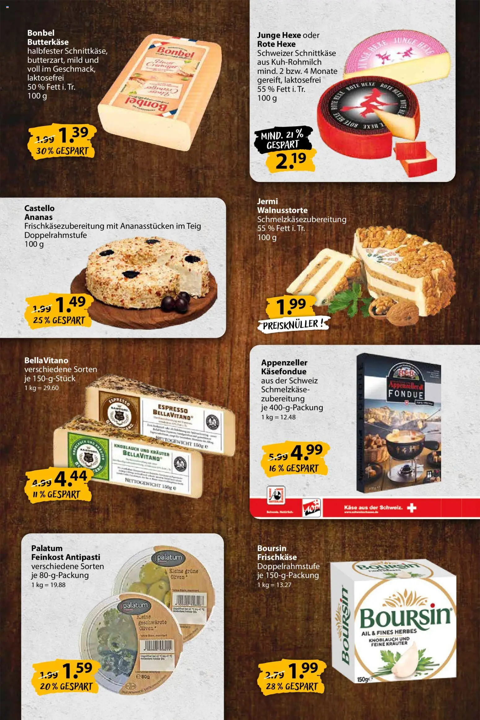 V-Markt - K&#228;sebeilage 2025 – gültig ab 30.10.2025 | Seite: 5 | Produkte: Ananas, Knoblauch, Fondue, Frischkase