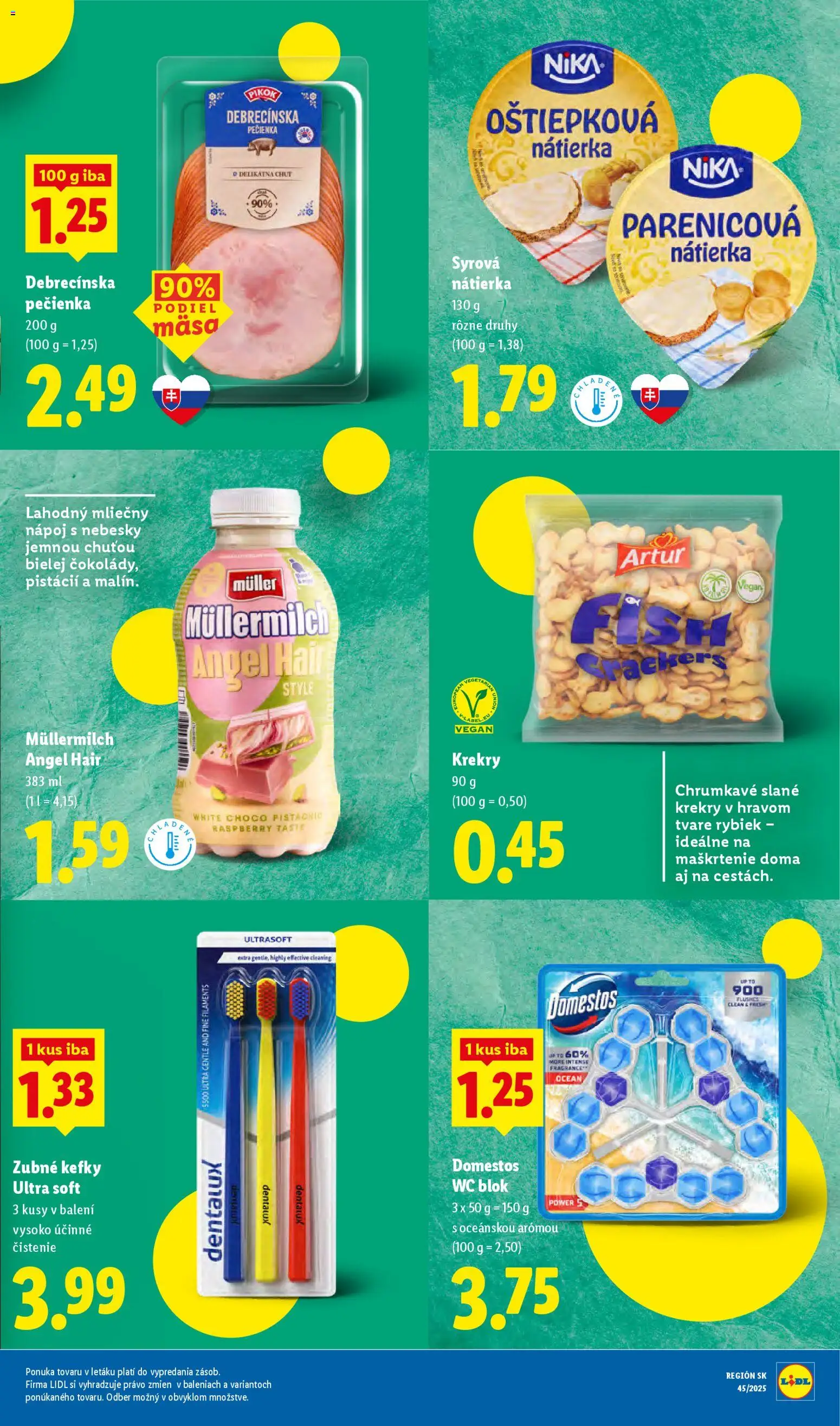 Nové Lidl akcie – leták je platný od 06.11.2025 | Strana: 23 | Produkty: Wc, Wc blok, Domestos
