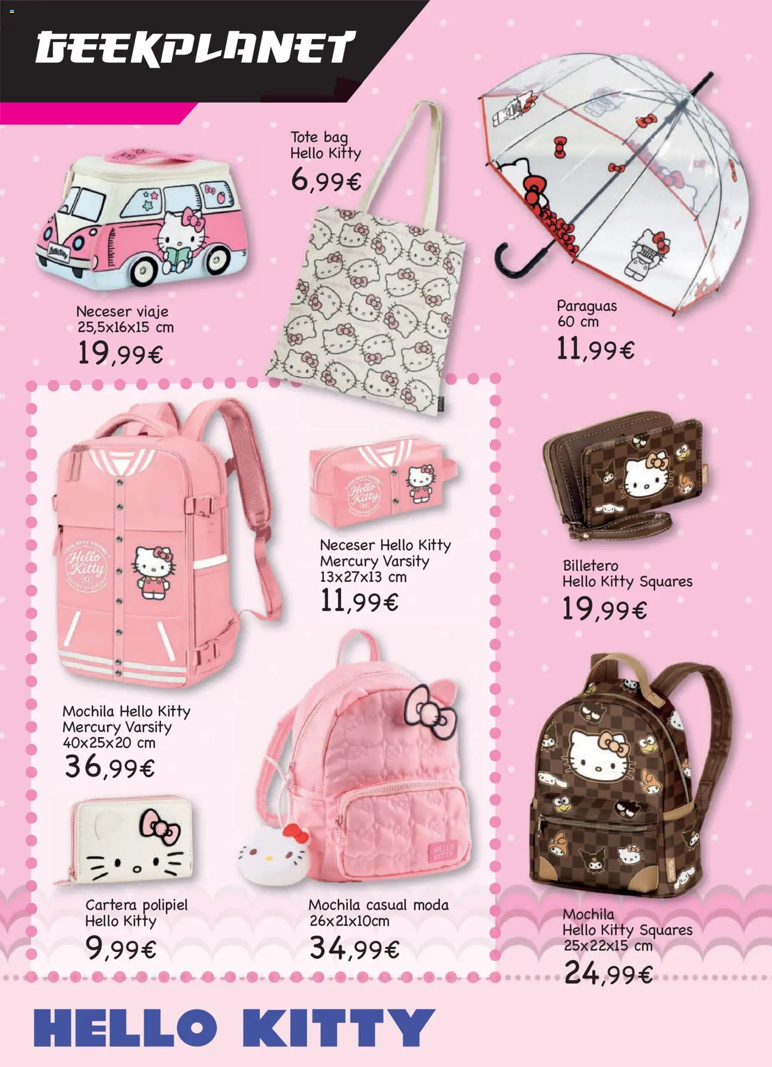 Toy Planet Catálogo de Geek Fan │ válido desde el 04.12.2025 | Página: 22 | Productos: Mochila, Neceser