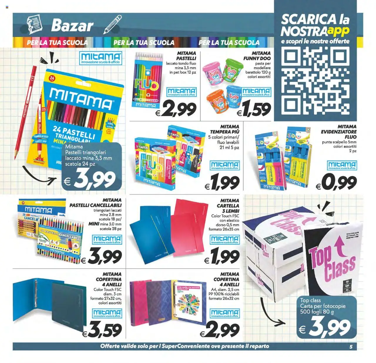 Volantino SuperConveniente del 12.09.2025 | Pagina: 30 | Prodotti: Top, Pasta, Body, Evidenziatore
