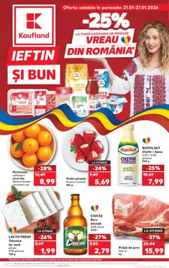 Kaufland RO Akciós újság - amely érvényes a következő dátumtól: 21.01.2026