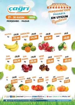 27.11.2025 tarihinden itibaren geçerli olan Çağrı Market kataloğu önizlemesi