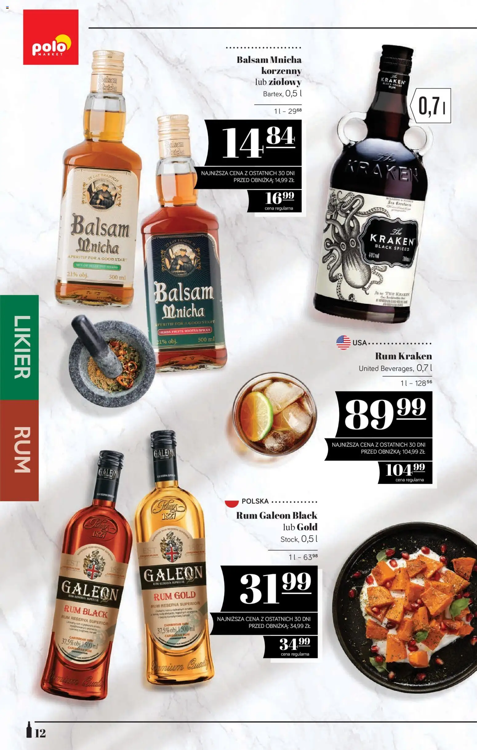 POLOmarket Katalog - Alkoholi od 19.02.2026 | Strona: 12 | Produkty: Rum Kraken, Rum