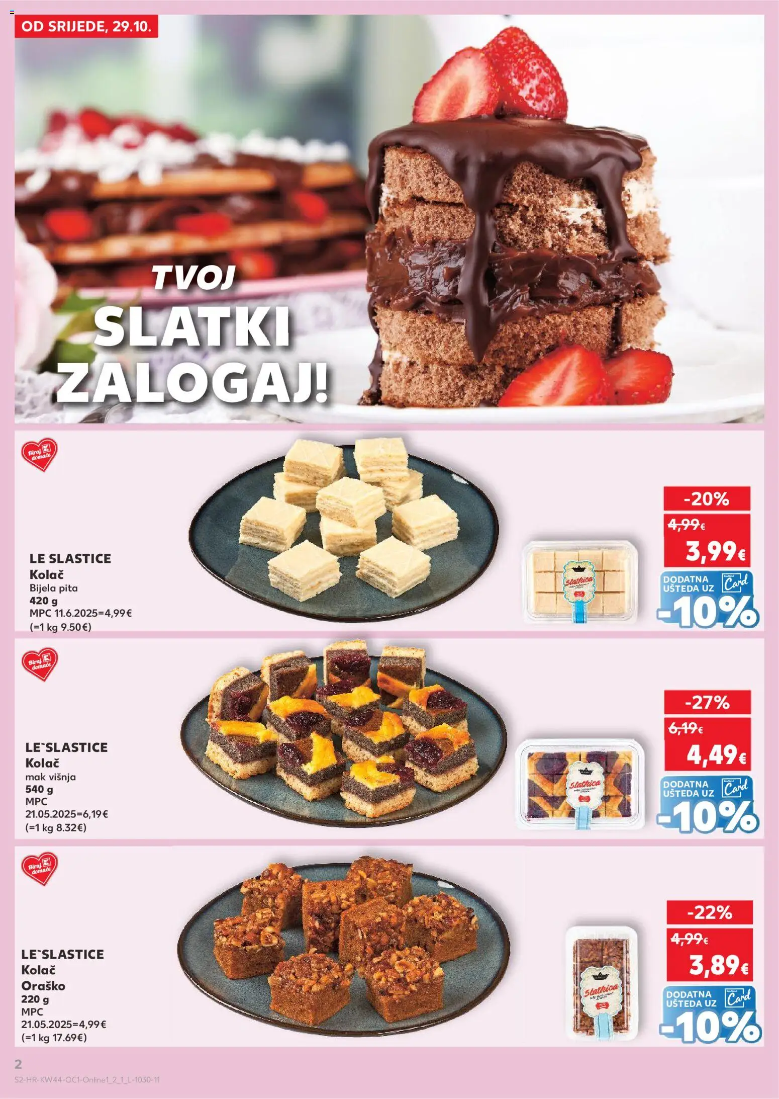 Kaufland katalog | vrijedi od 29.10.2025 | Stranica: 2 | Proizvodi: Pita, Mak