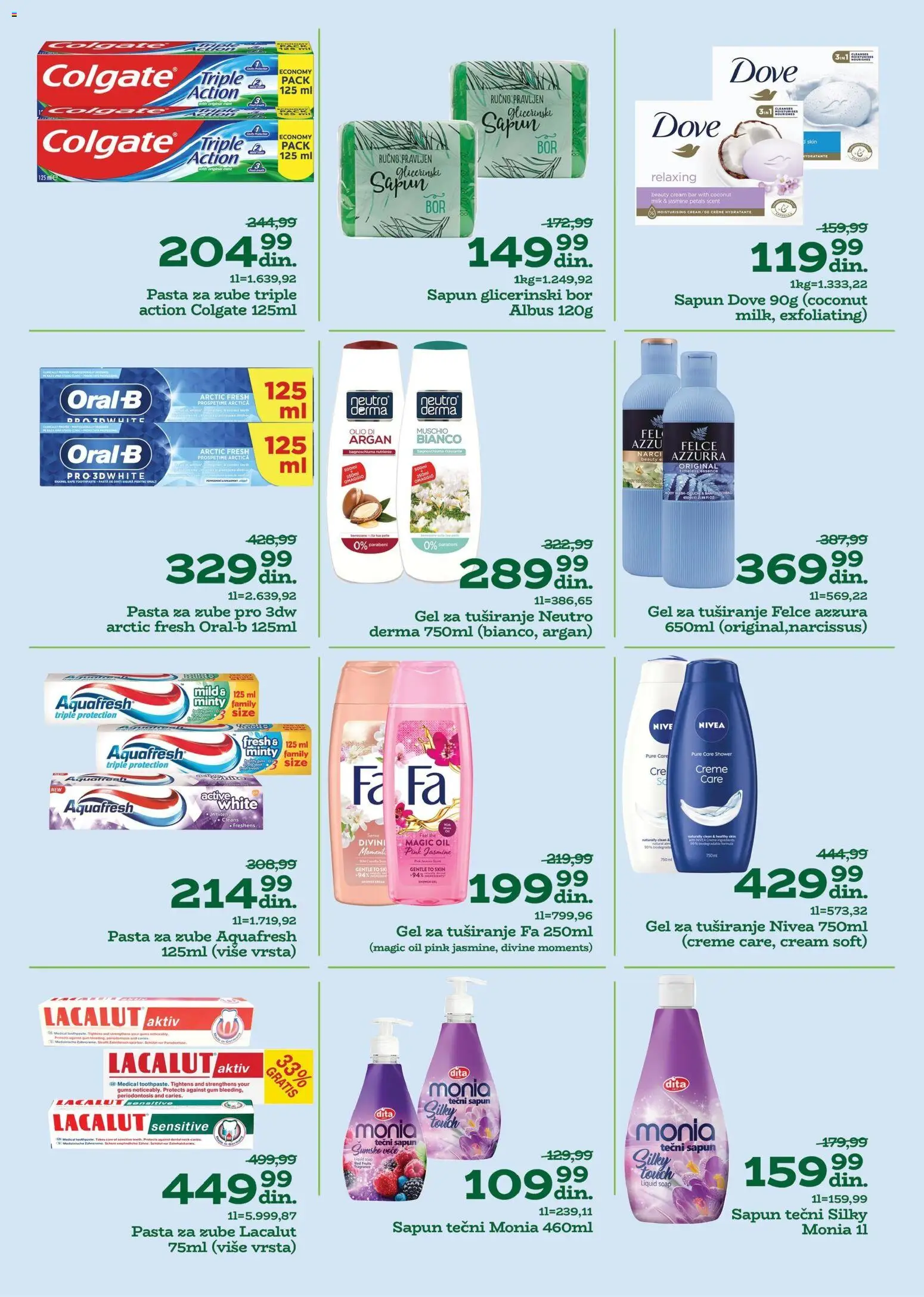 Univerexport katalog - važi od 22.12.2025 | Strana: 26 | Proizvode: Colgate, Nivea, Sapun, Pasta za zube