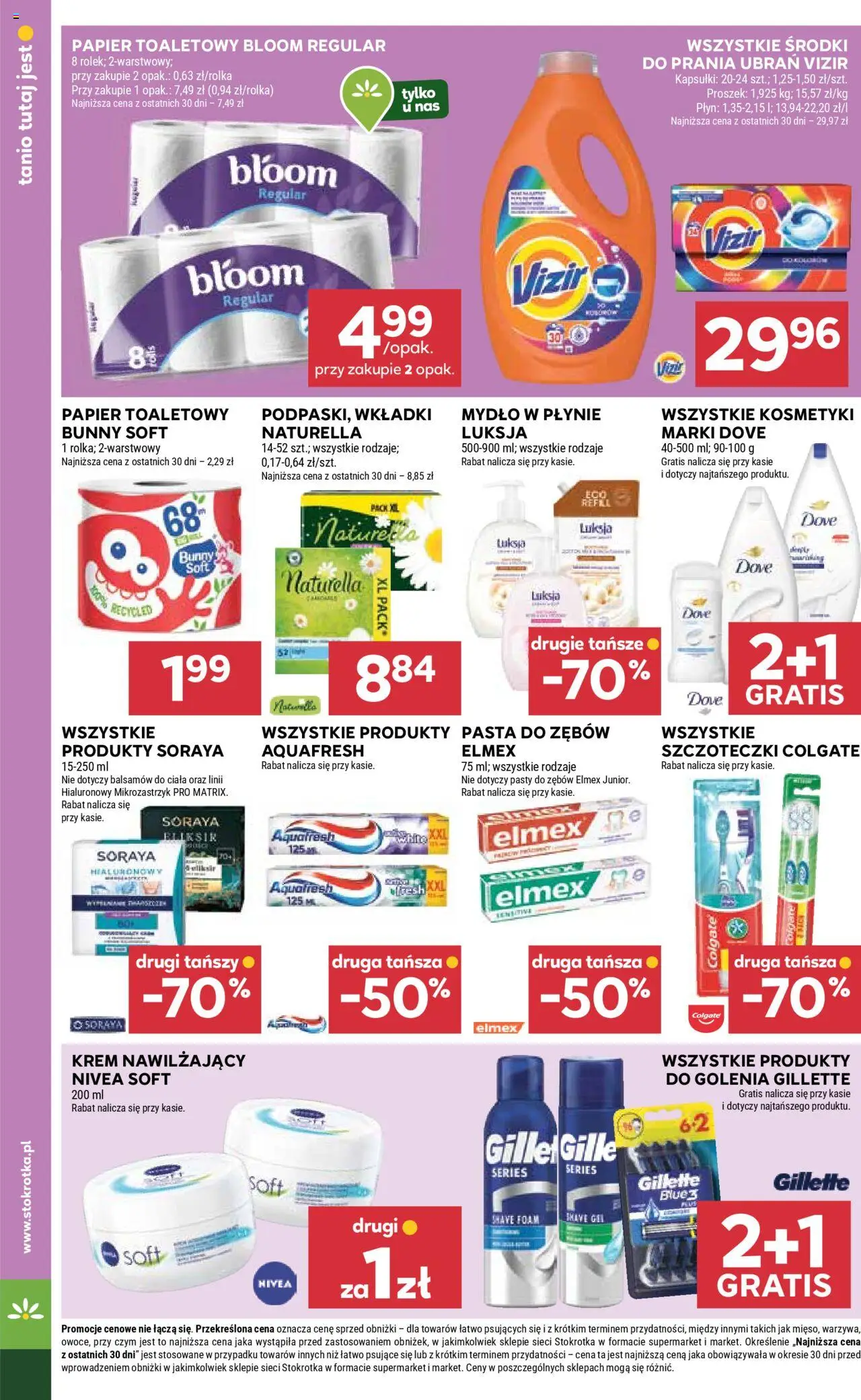 Stokrotka Gazetka od 13.08.2025 | Strona: 30 | Produkty: Stokrotka, Kosmetyki, Mydło, Pasta do zębów