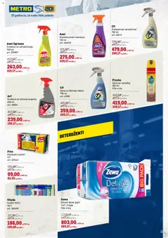 Metro katalog - važi od 18.09.2025 | Strana: 11 | Proizvode: Toalet papir, Pronto, Vileda