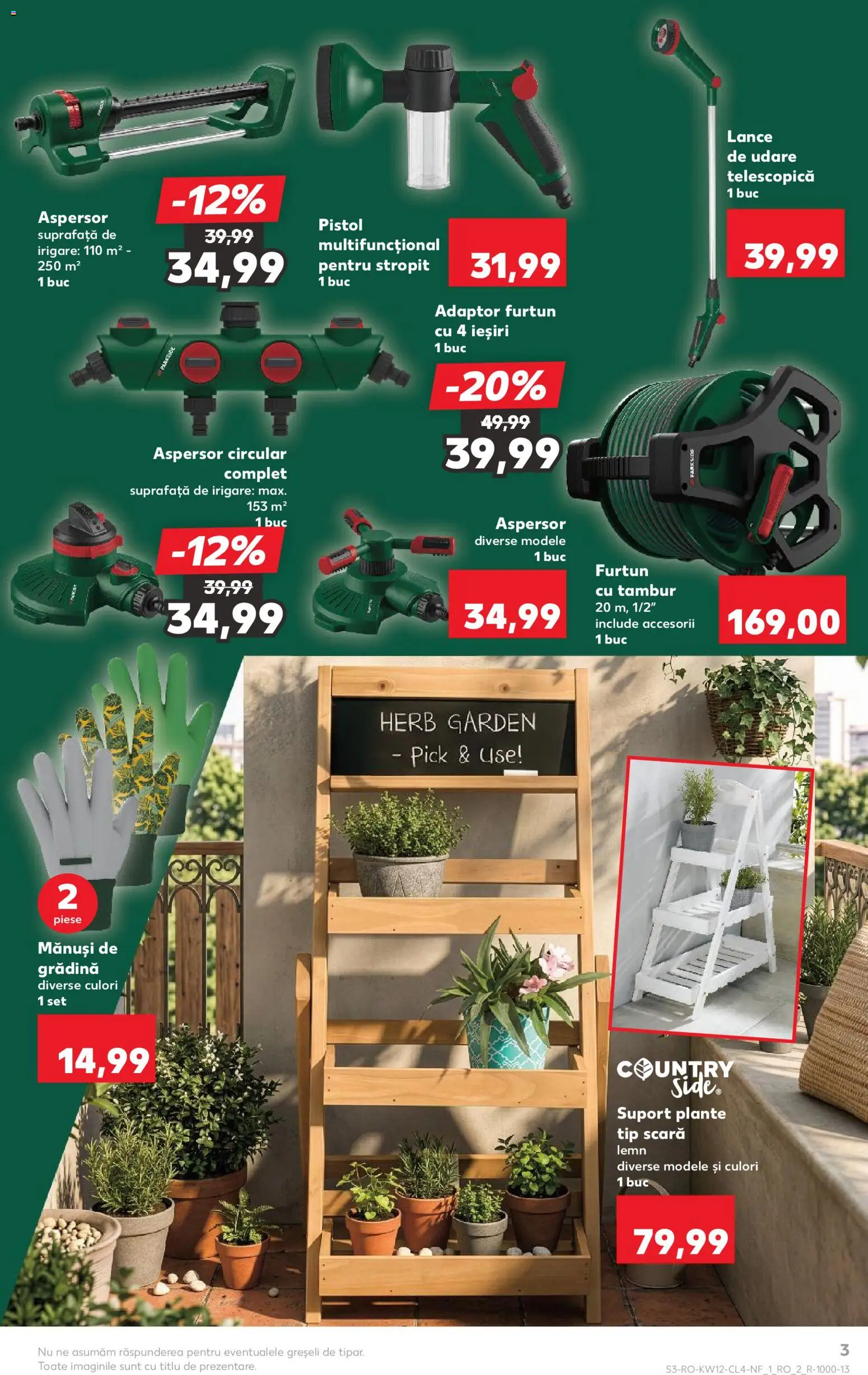 Noul catalog Kaufland – valabil de la 18.03.2026 | Pagină: 3 | Produse: Mănuși, Adaptor, Scară